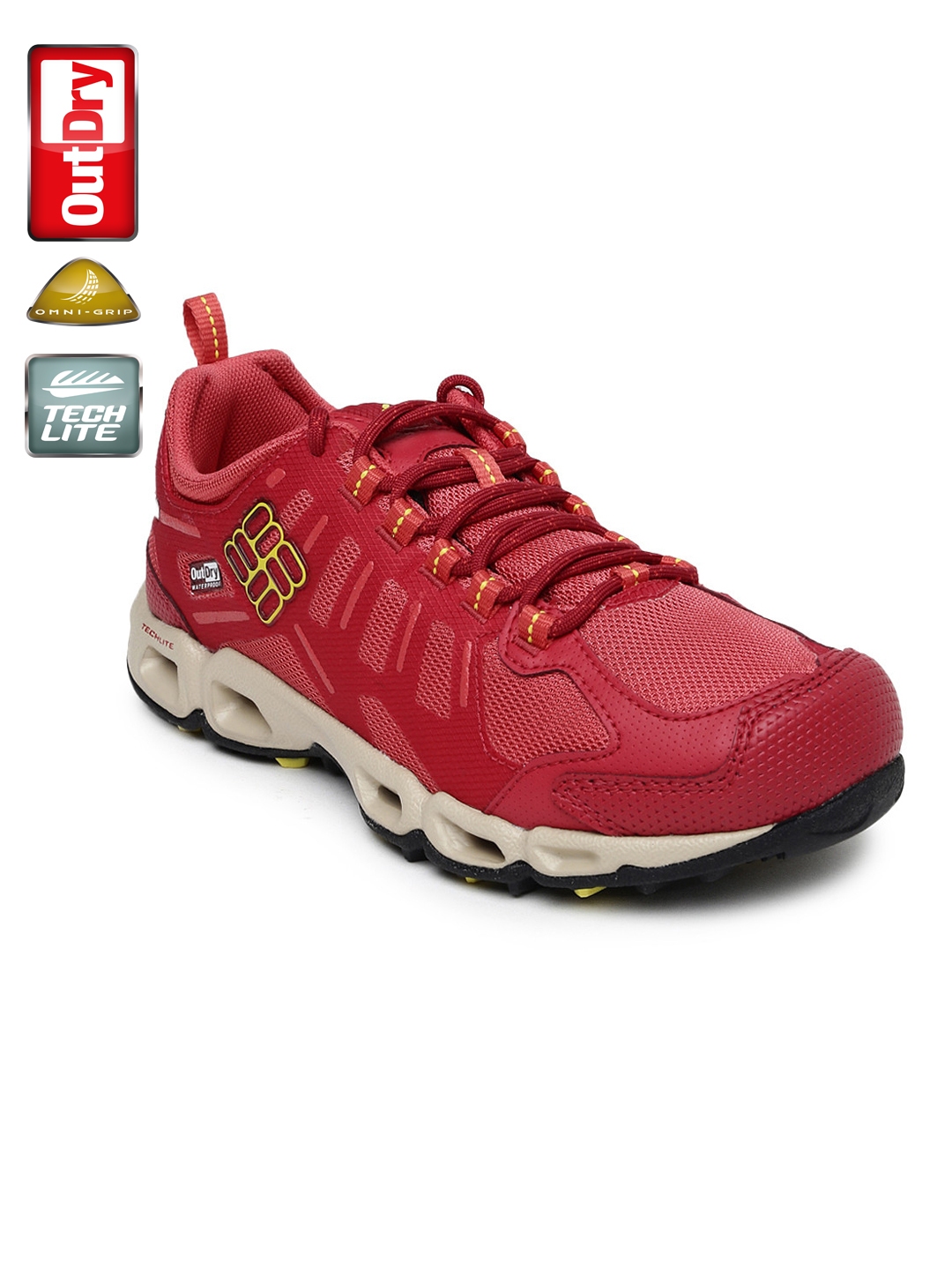 Buy Columbia Women Red Ventfreak Outdry Waterproof Outdoor Running Shoes Sports Shoes For Women 1482105 Myntra