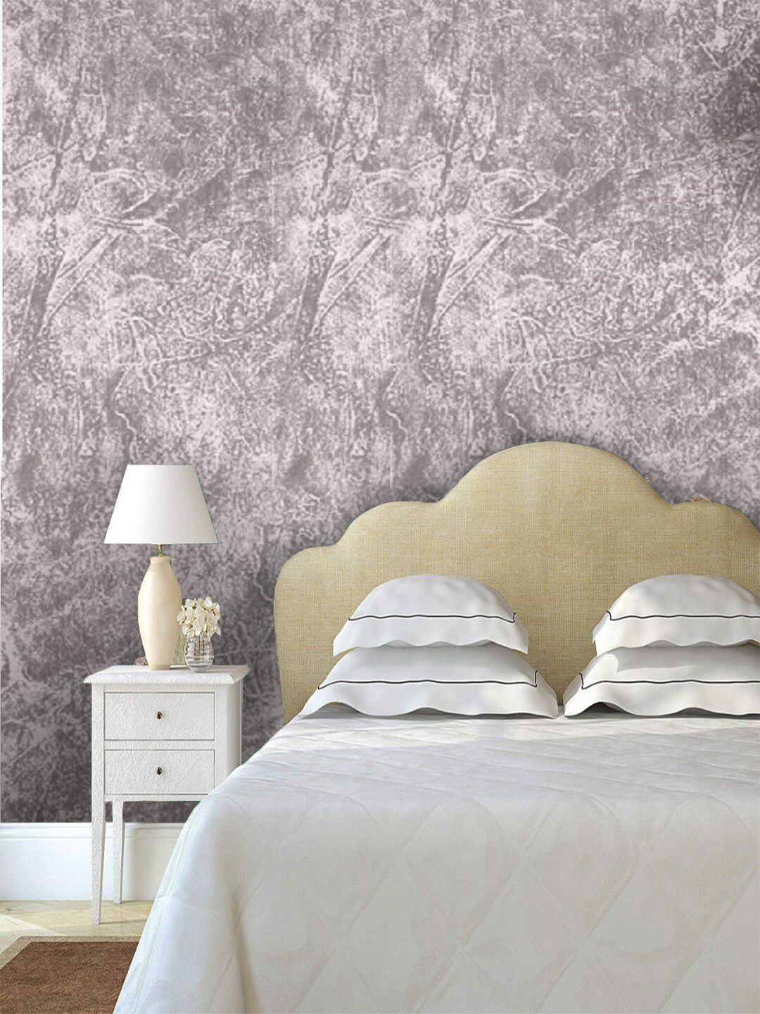 Jaamso Royals Grey Self-adhesive & Waterproof Designer Wallpaper