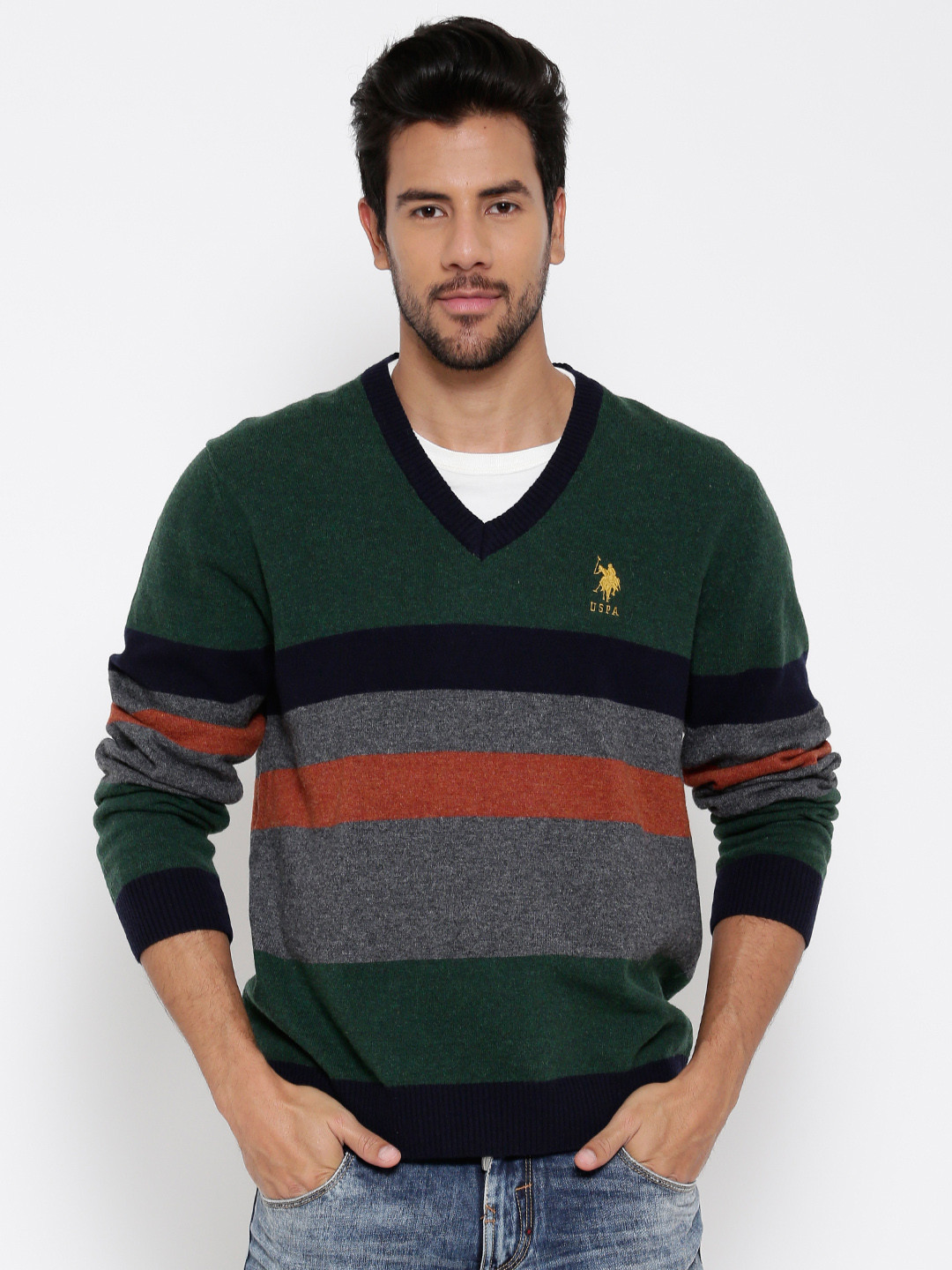 us polo woolen sweater