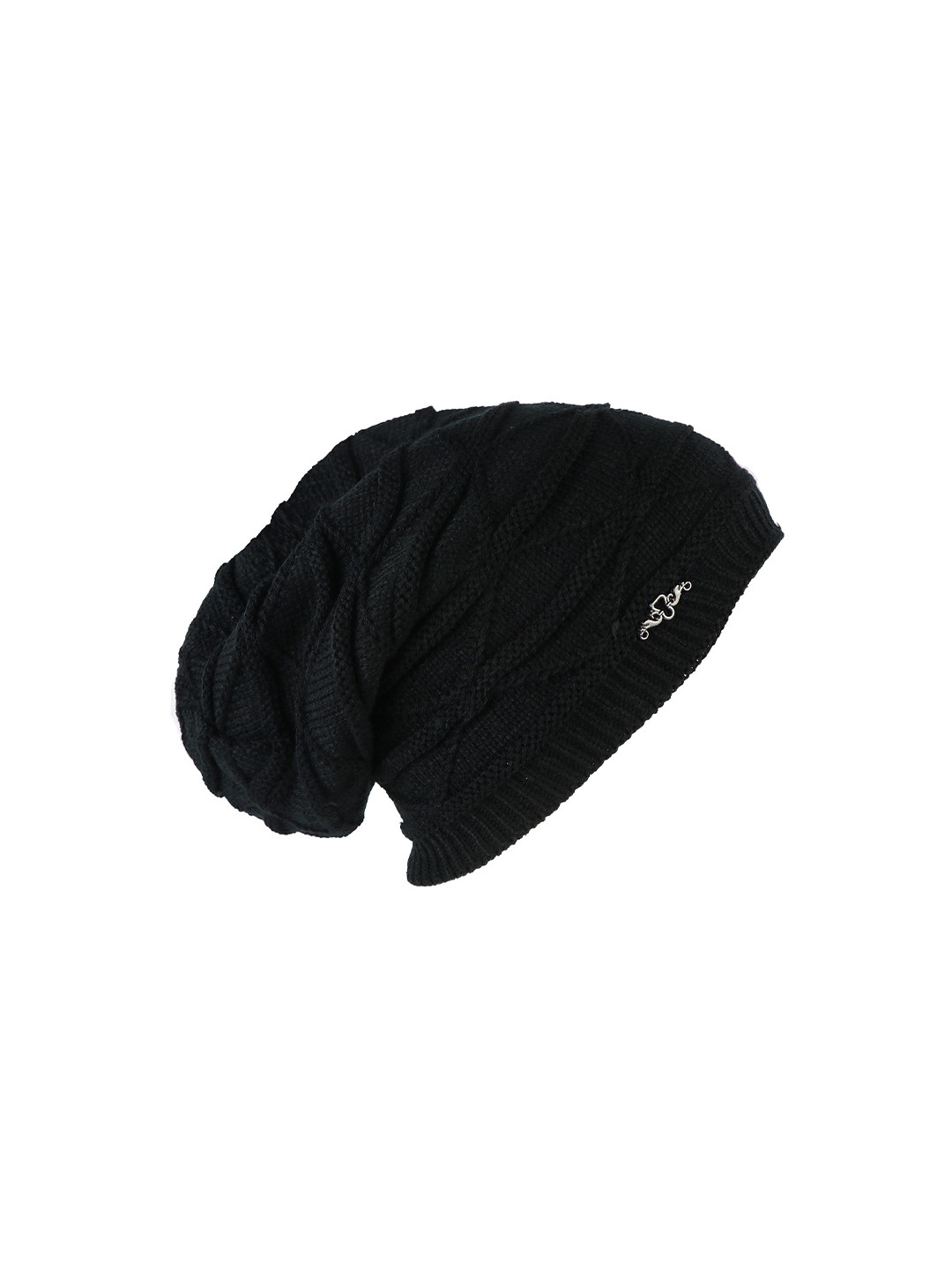 iSWEVEN Unisex Black Wool Beanie