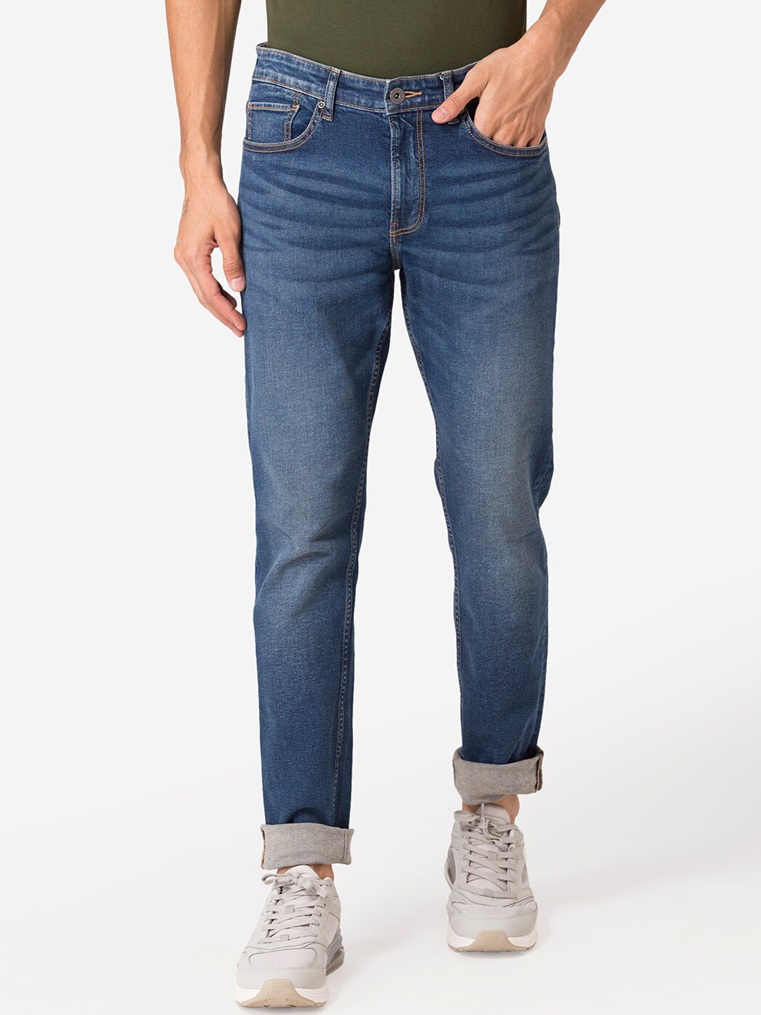 Red Tape Men Blue Skinny Fit light Fade Jeans