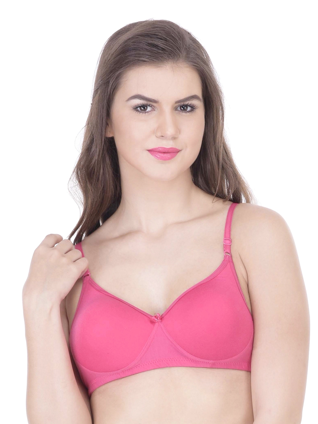 Buy Claura Pink Full Coverage T Shirt Bra - Bra for Women 1486476