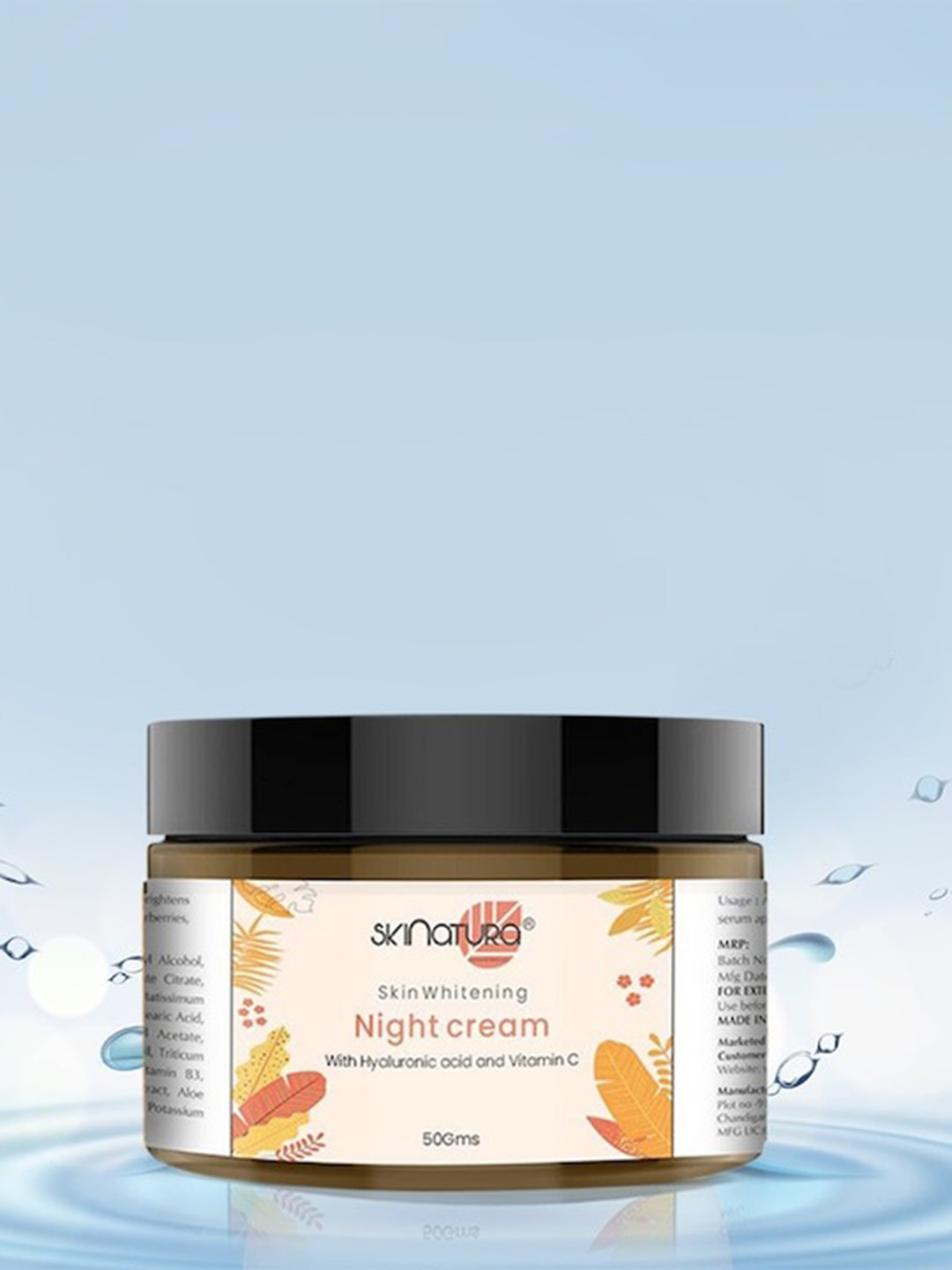 Skinatura Skin Whitening Night Cream With Hyaluronic Acid and Vitamin-C