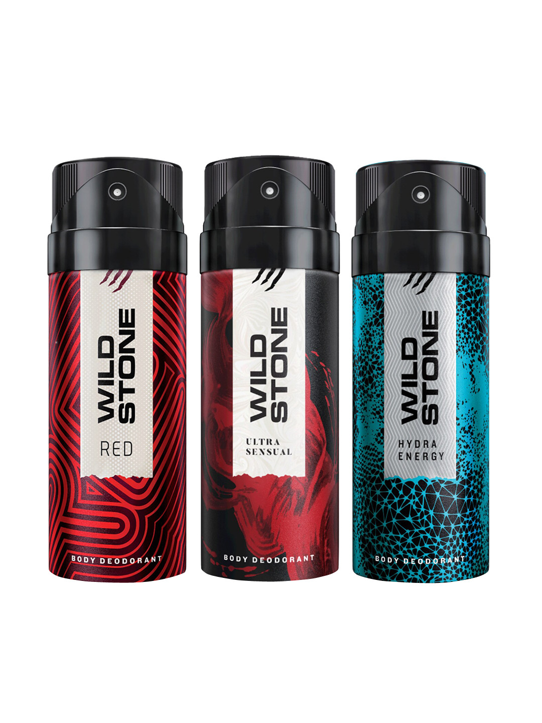 Wild Stone Men Pack of 3 Deodorant - 150 ml Each
