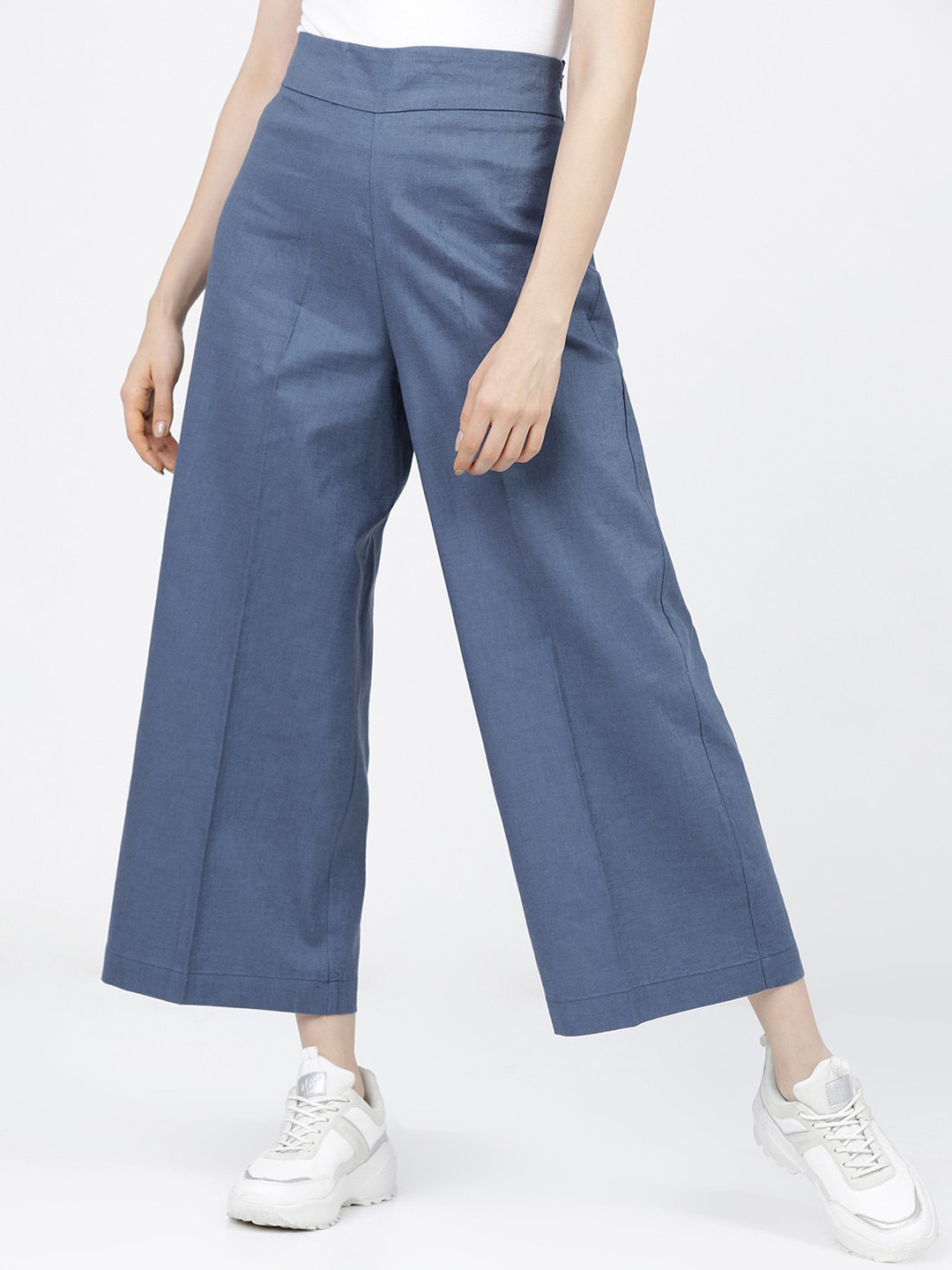 Tokyo Talkies Women Blue Culottes Trousers
