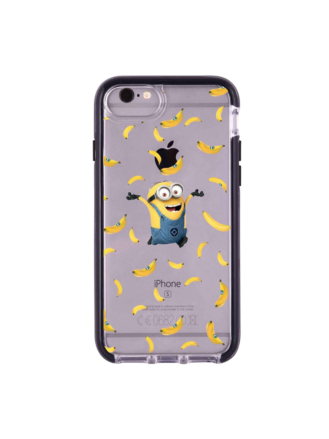 macmerise Yellow Blue Go Bananas Pattern iPhone 6 Back Case