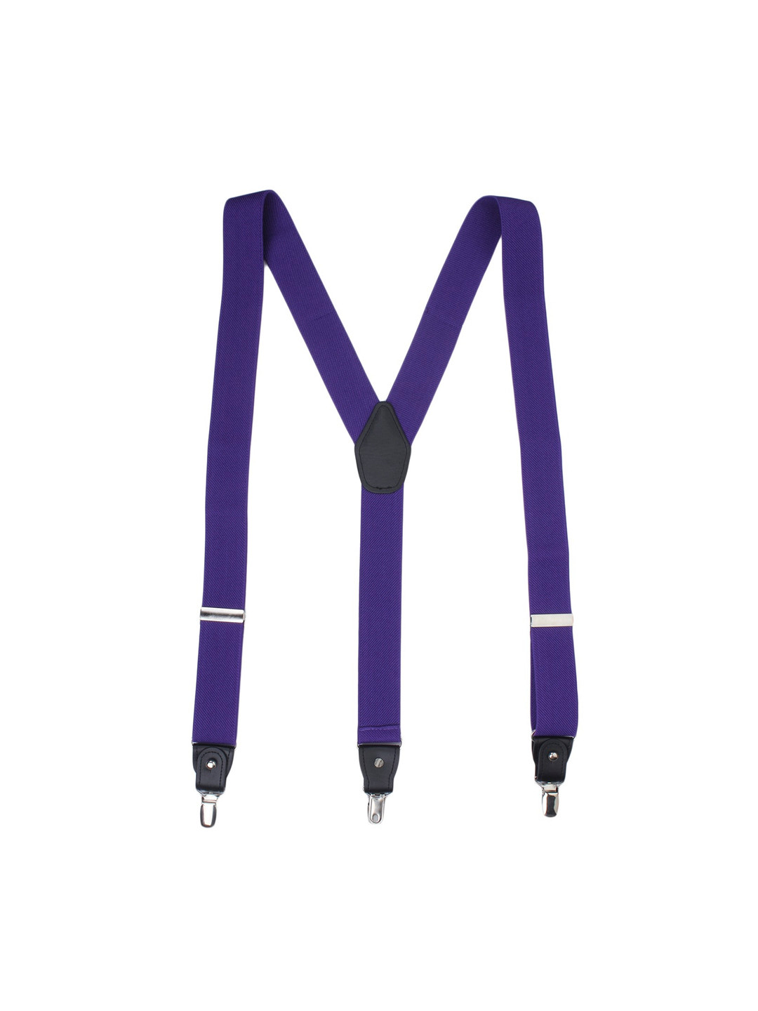 Alvaro Castagnino Men Purple Solid Suspenders
