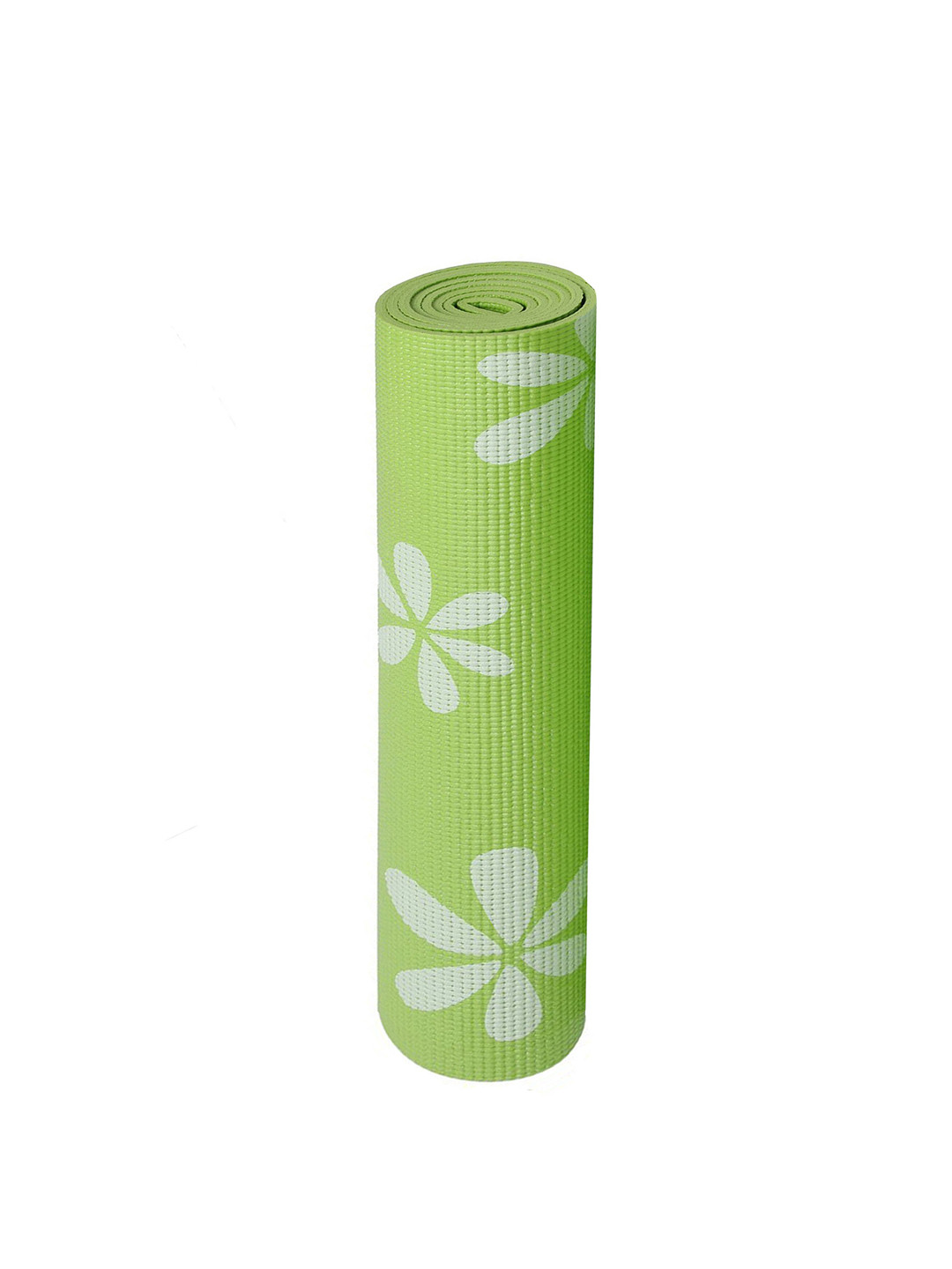 STRAUSS Green & White Floral 6 mm Yoga Mat