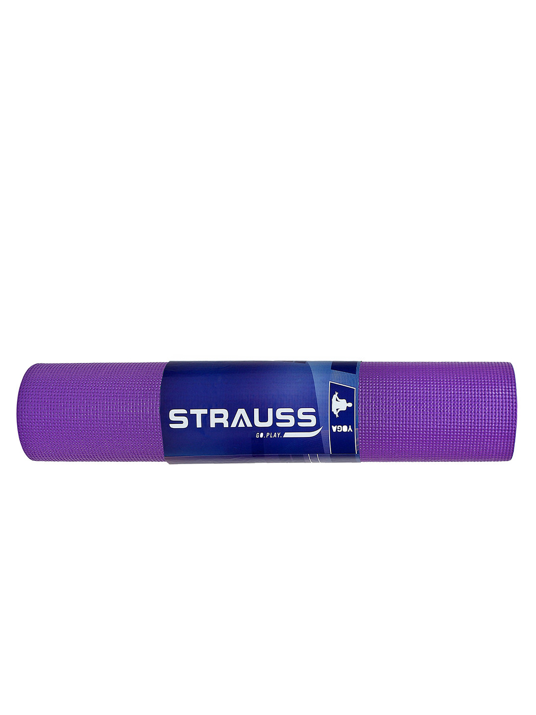 STRAUSS Purple Solid Yoga Mat