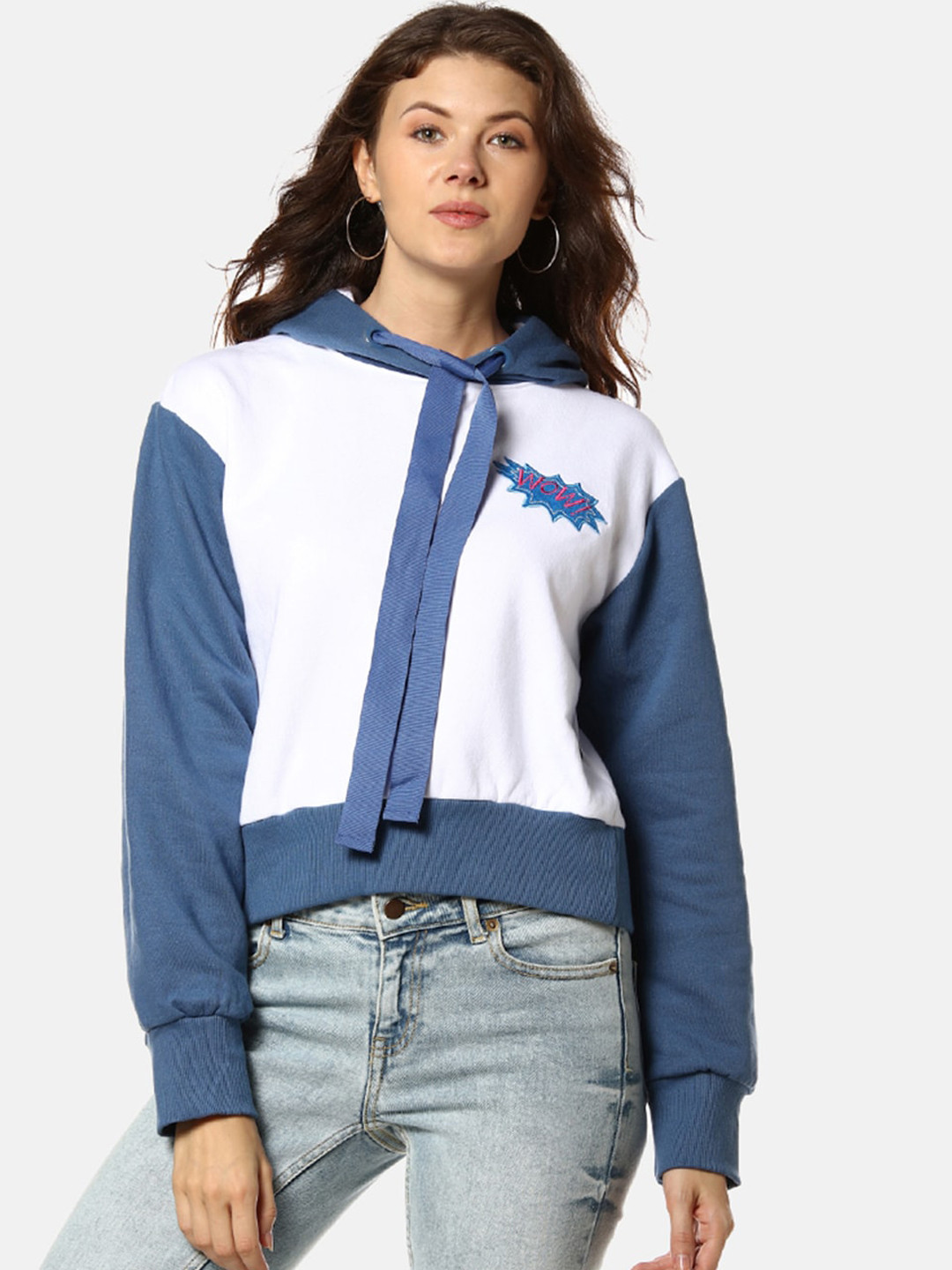 Campus Sutra Women White Sweatshirt