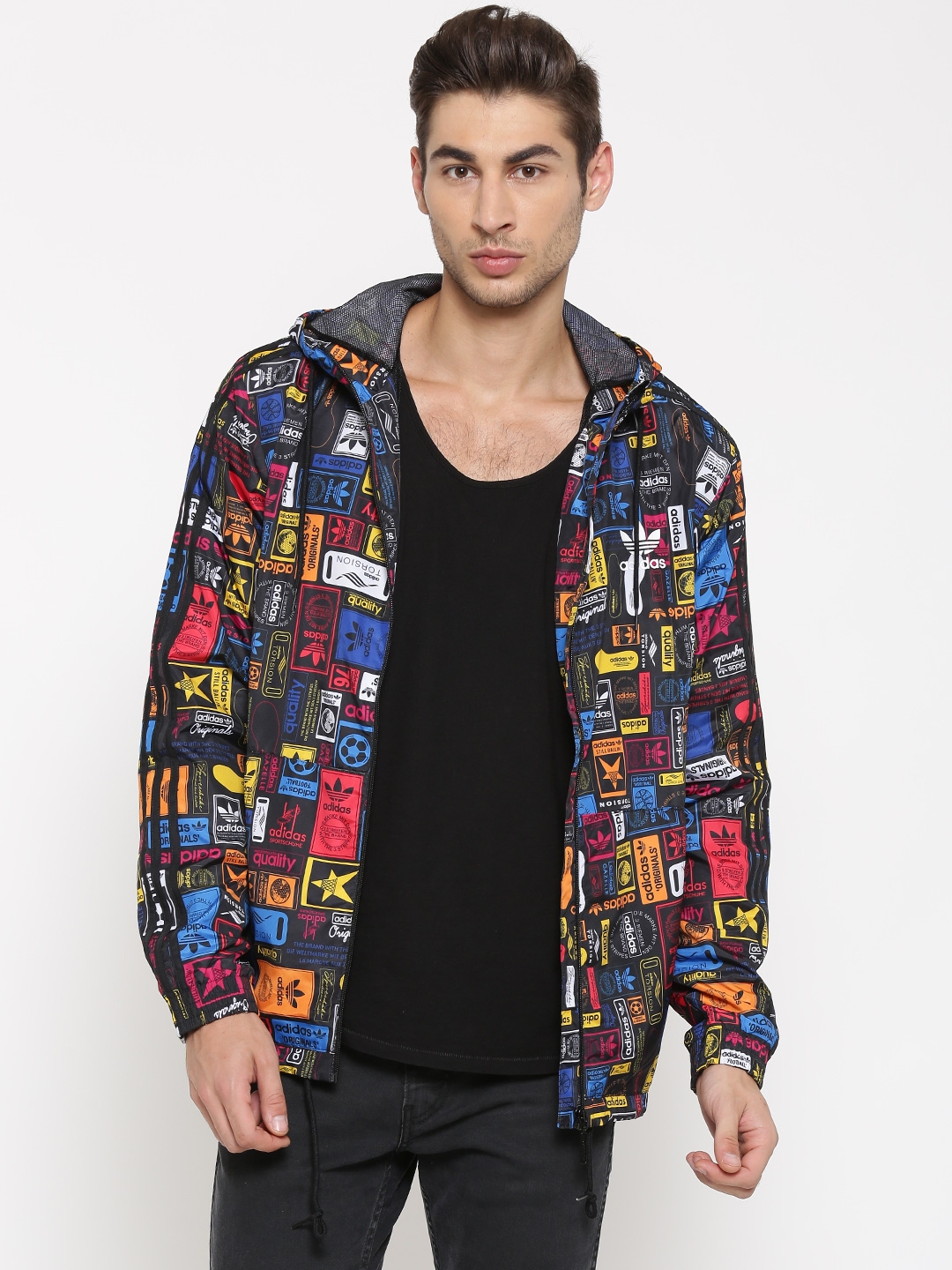 Colourful adidas store jacket