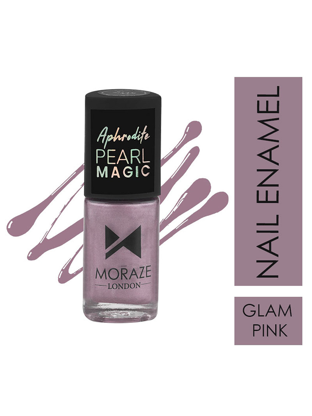 Moraze Women Pink Paint Your Own Rainbow Pearl Magic Nail Polish - Pink Glam