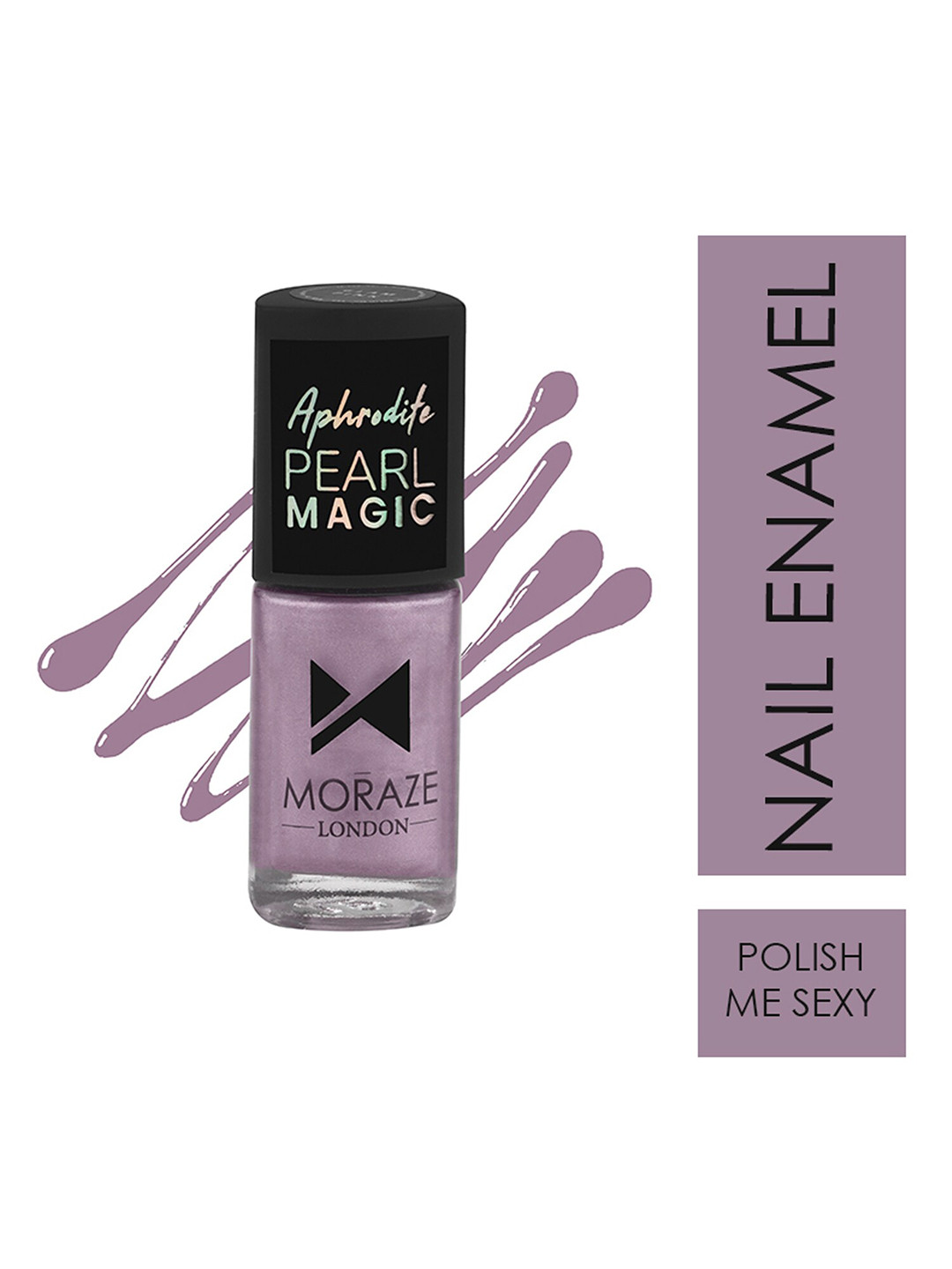 Moraze Women Purple Paint Your Own Rainbow Pearl Magic Nail Polish - Polish Me Sexy
