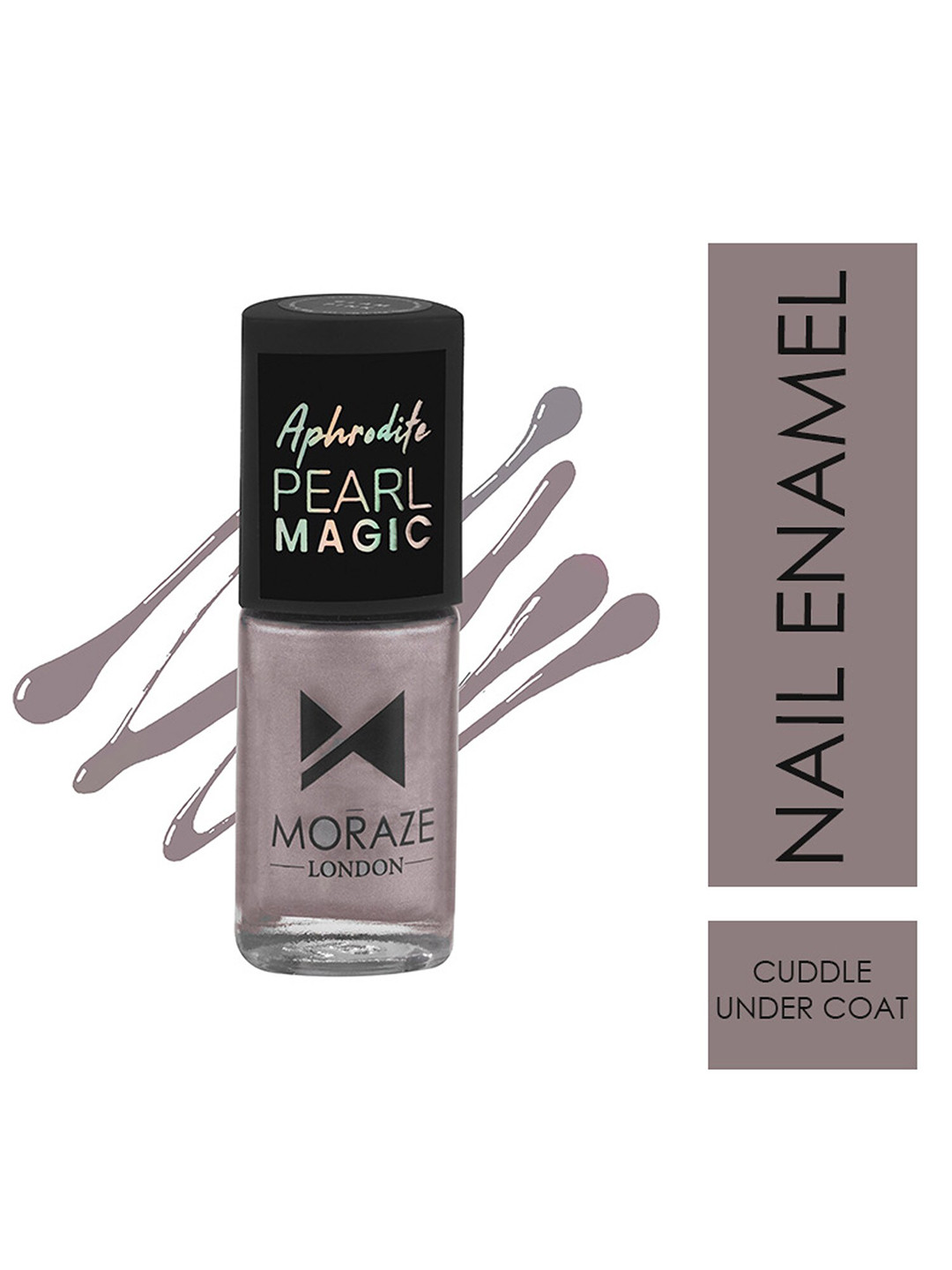 Moraze Women Cream Paint Your Own Rainbow Pearl Magic Nail Paint - Cuddle Under Coat