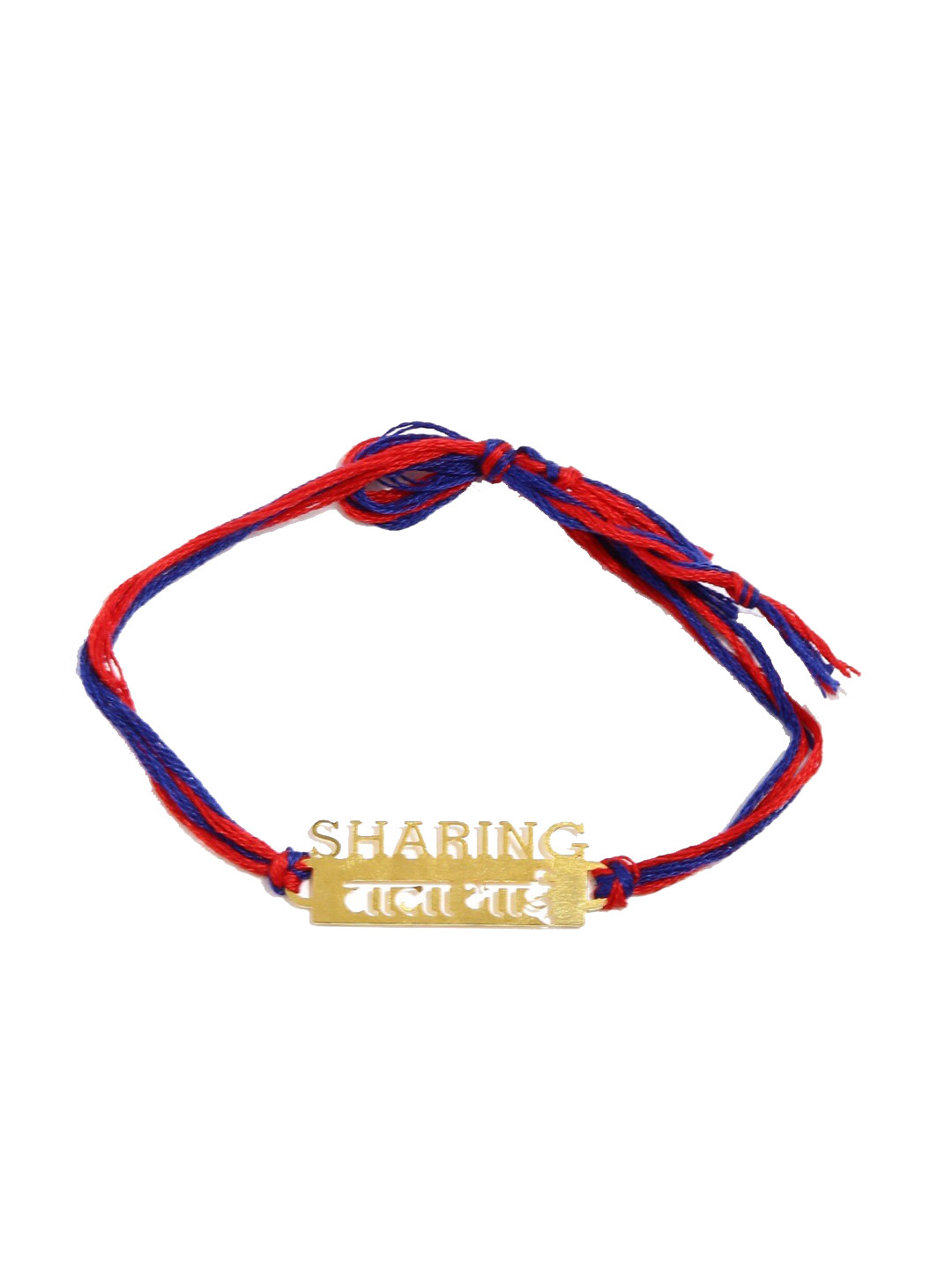 ToniQ Sharing Wala Bhai Gold-Toned Rakhi