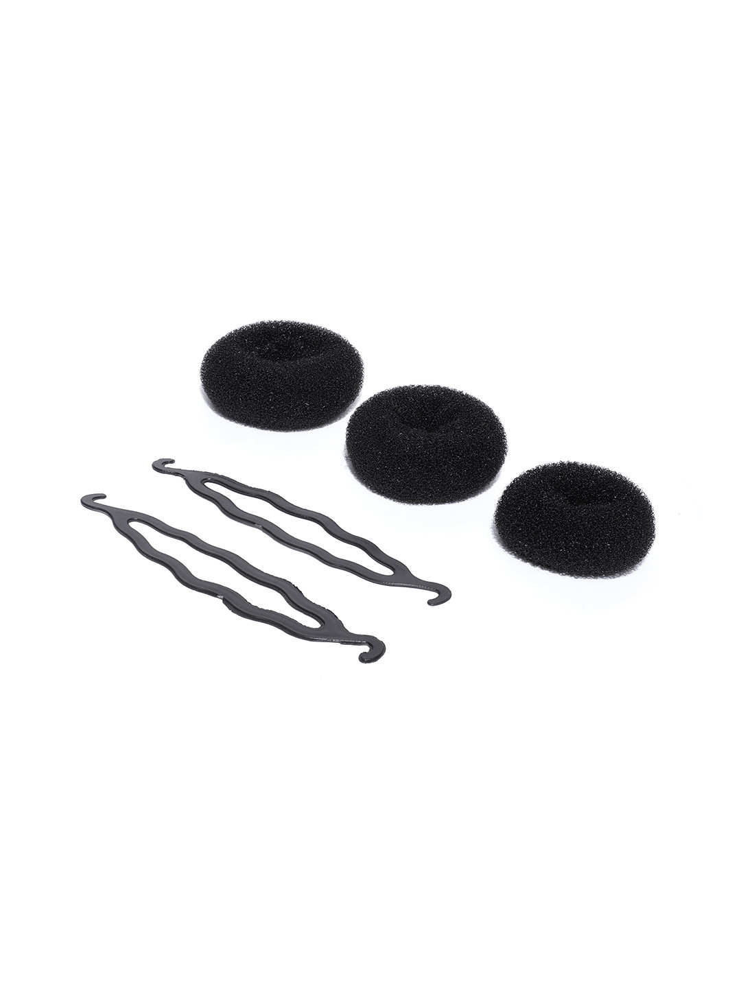 CHANDERKASH Set Of 3 Hair Donuts & 1 Bun Juda Maker - Hair Extension & Accessory Set