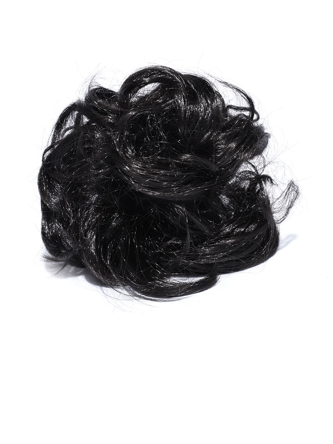 CHANDERKASH Black Solid Bun Extension Clutcher