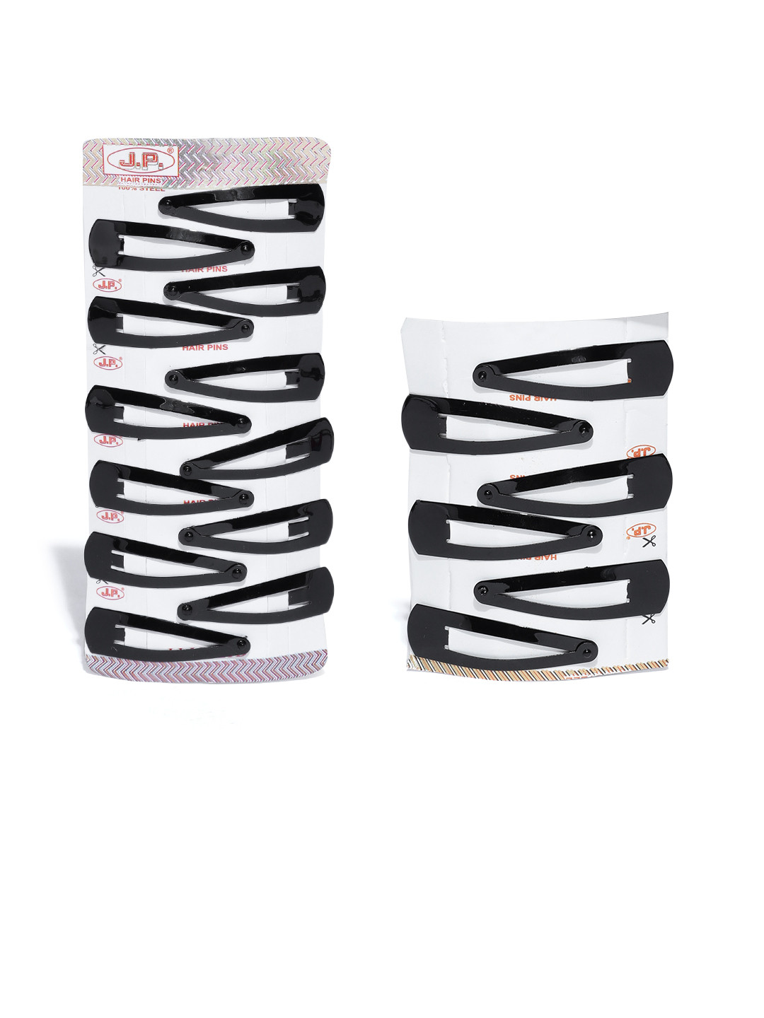 CHANDERKASH Women Set of 18 Black Tic Tac Hair Clip