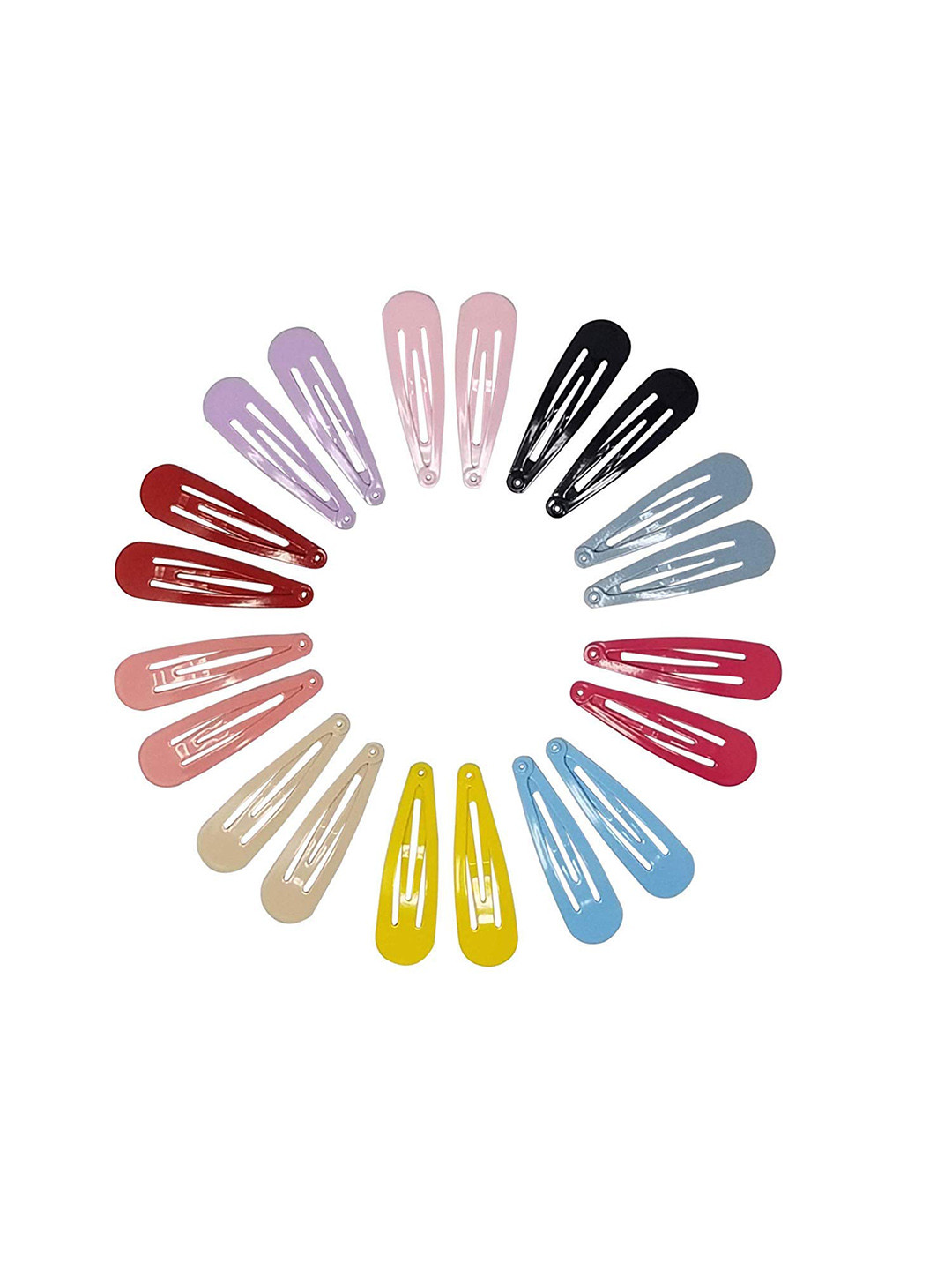 CHANDERKASH Women Set of 20 Tic Tac Hair Clips