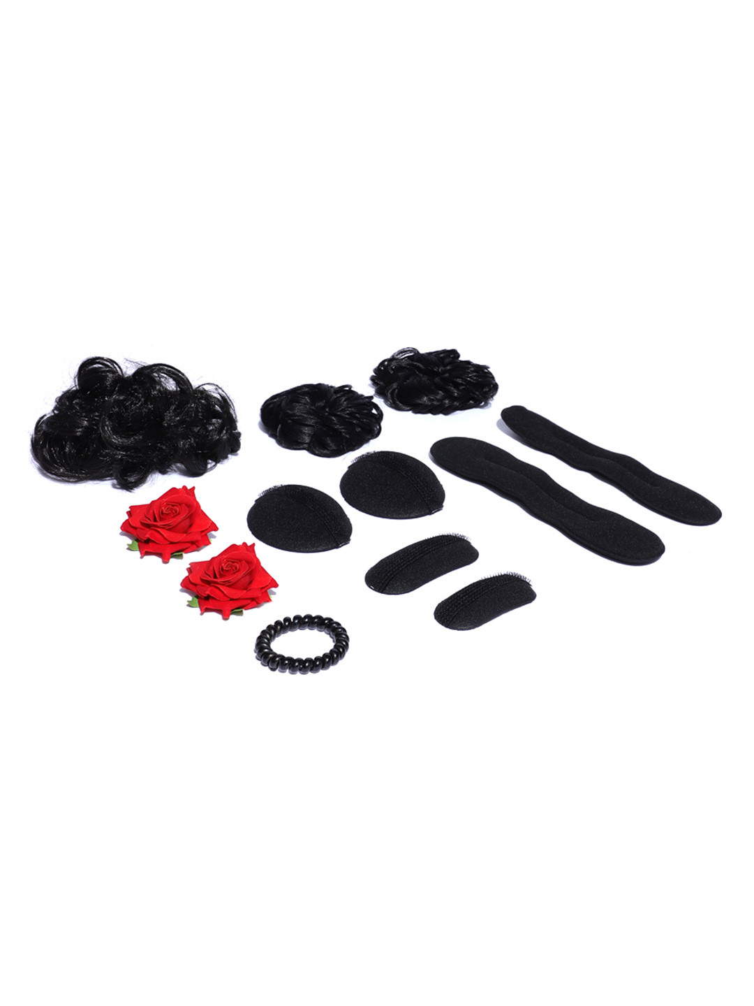 CHANDERKASH Set of 12 Nylon and Metal Hair Accessories