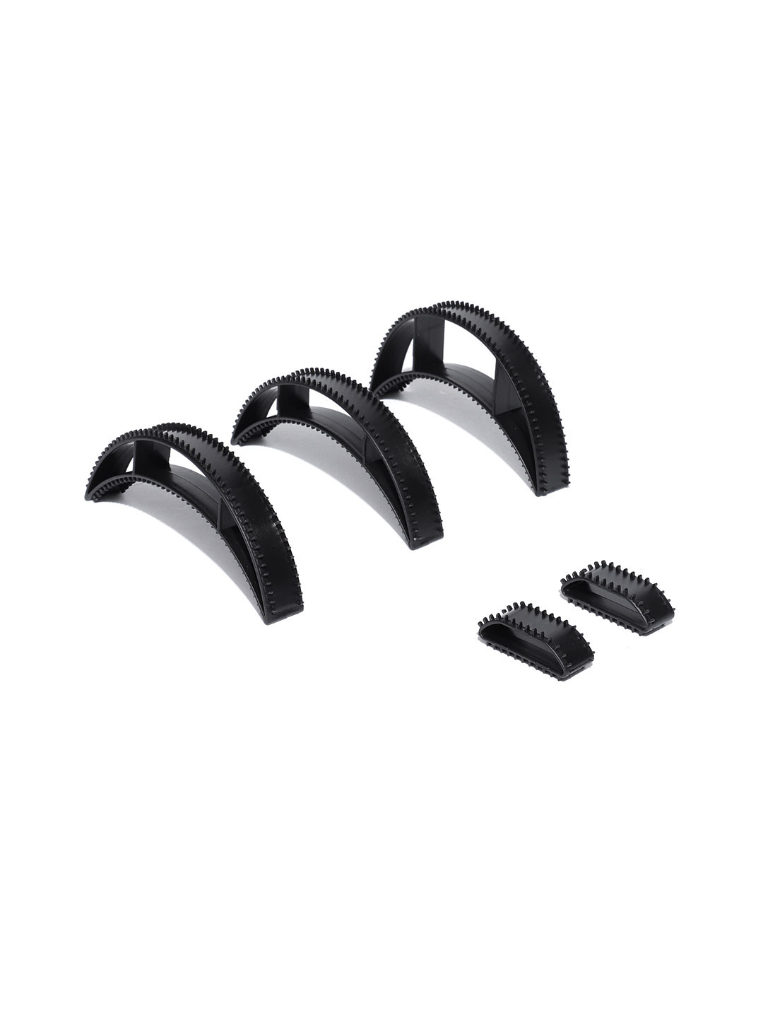 CHANDERKASH Women Set of 5 Black Bumpit Hair Pin