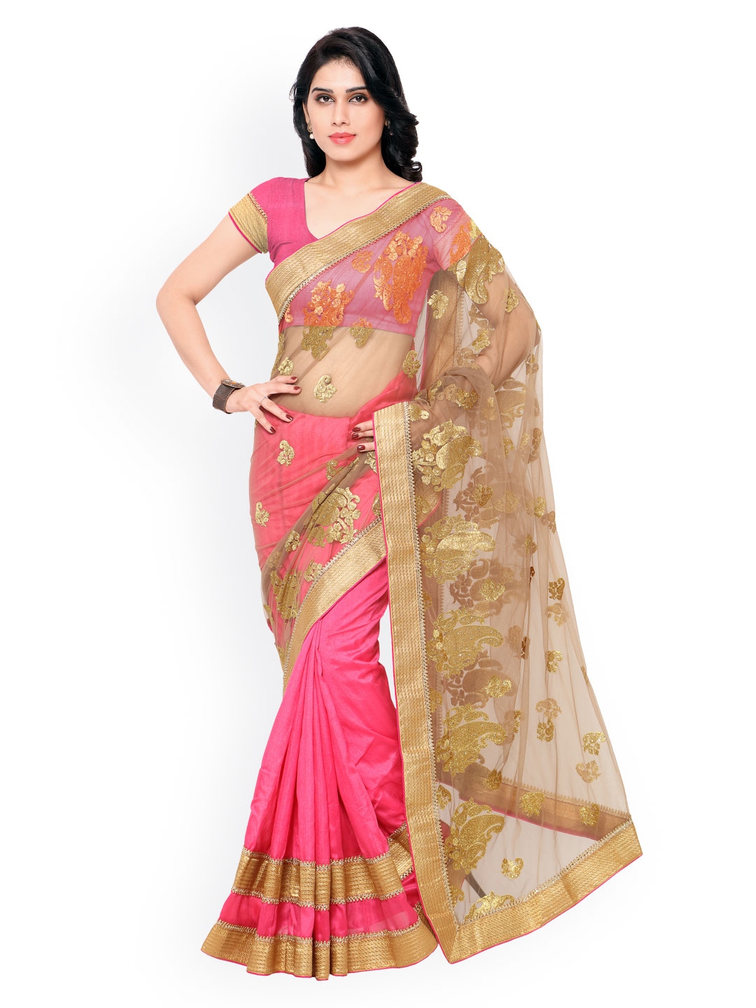 Myntra bhagalpuri silk clearance sarees