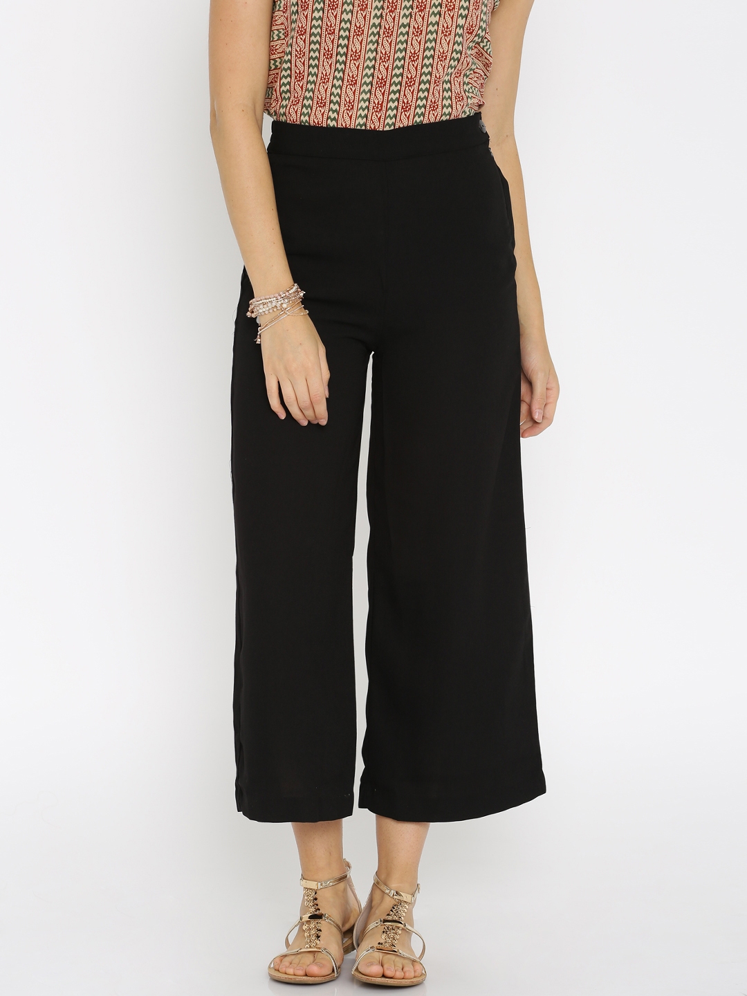 palazzo pants with top myntra