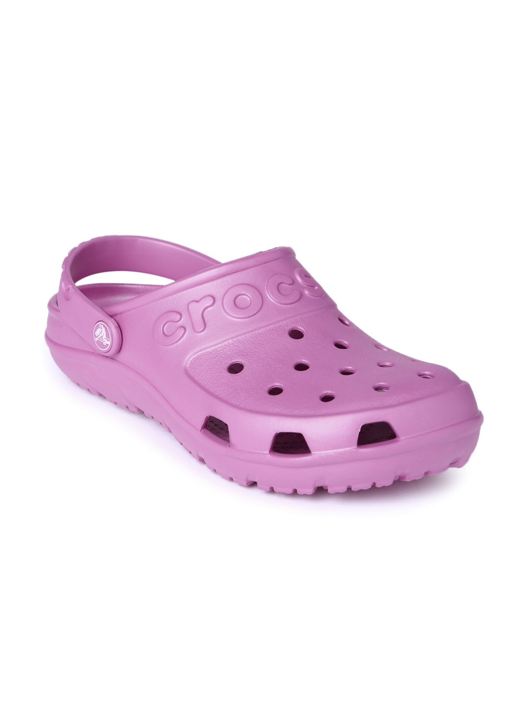 Magenta crocs discount