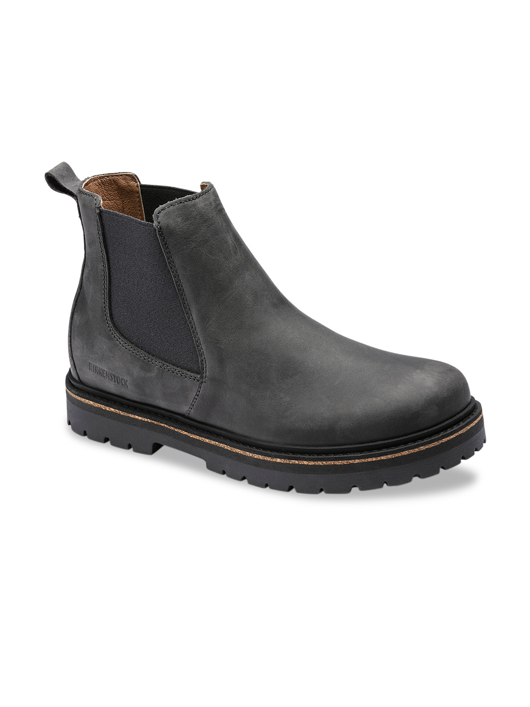 Birkenstock Stalon Graphite Narrow Width Nubuck Leather Boots
