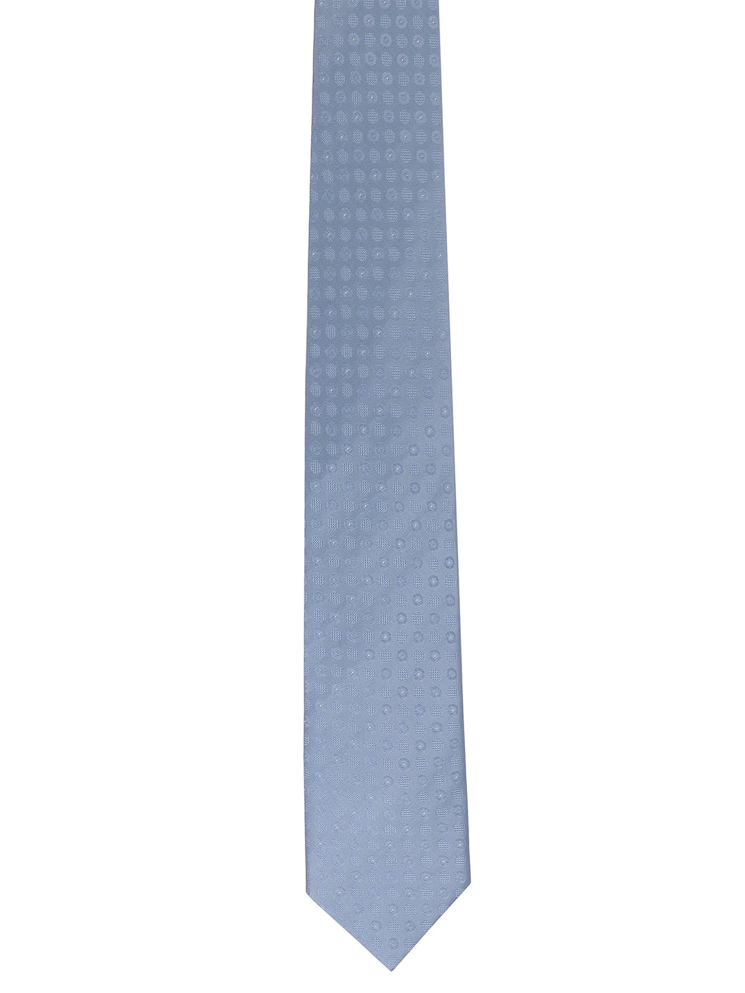 Alvaro Castagnino Men Grey Woven Design Broad Tie