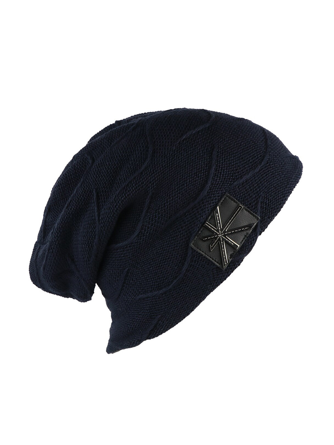 iSWEVEN Unisex Navy Blue Beanie