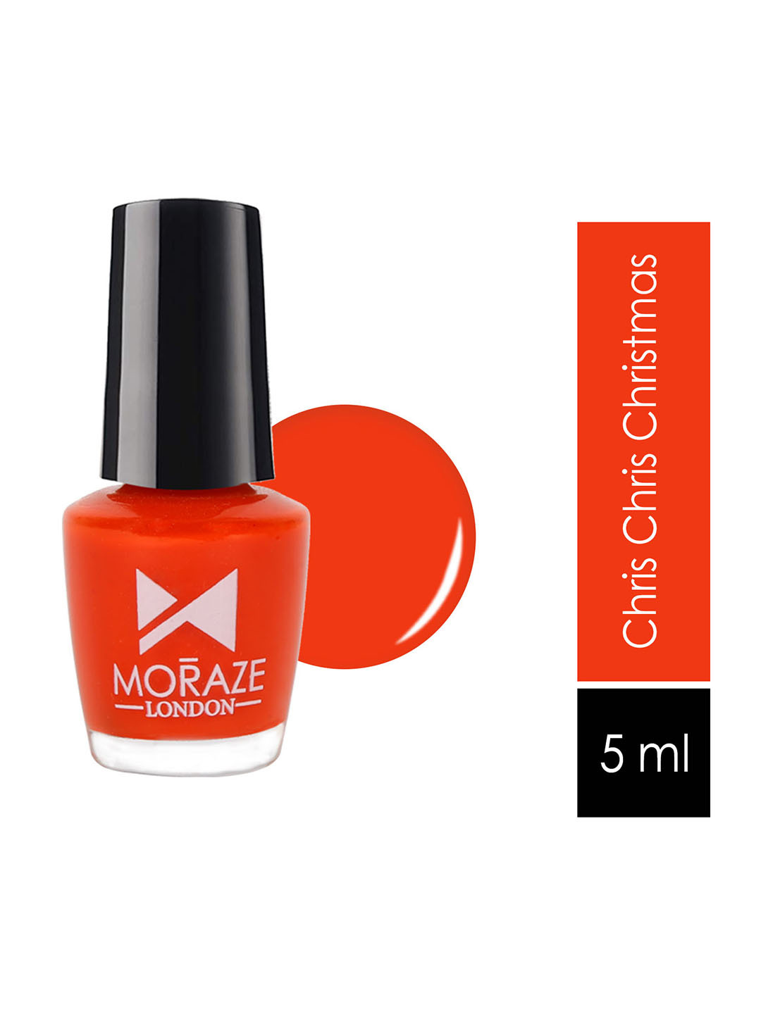 Moraze Women Red Paint Your Own Rainbow Nail Polish - Chris-Chris, Christmas