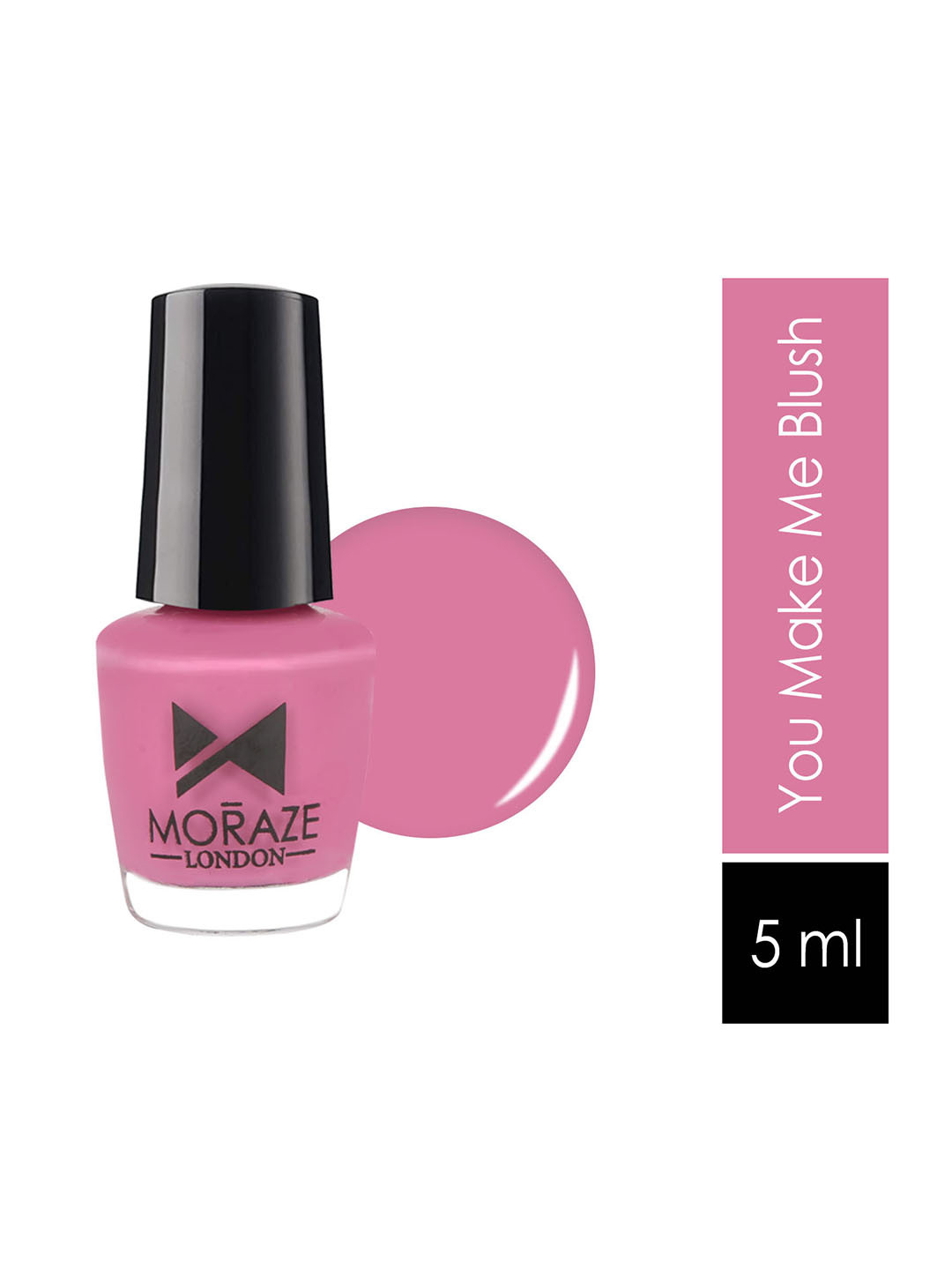 Moraze Women Pink Paint Your Own Rainbow Nail Polish- You Make Me Blush