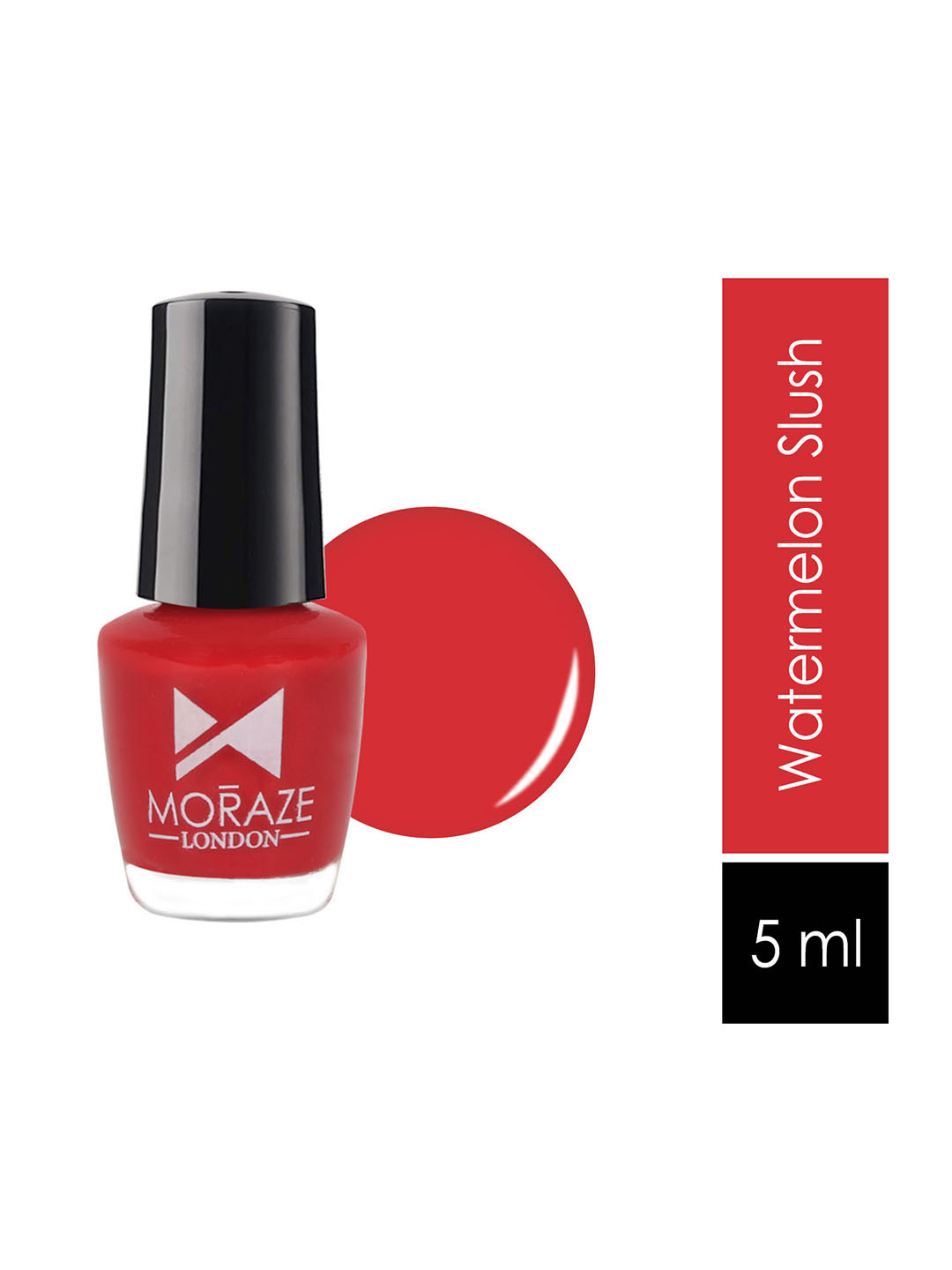 Moraze Women Maroon Paint Your Own Rainbow Nail Polish - Watermelon Slush