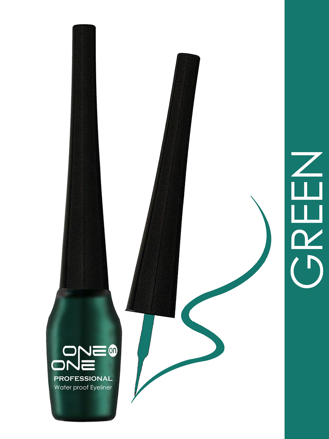 ONE on ONE Professional Waterproof Liquid Eyeliner-Green