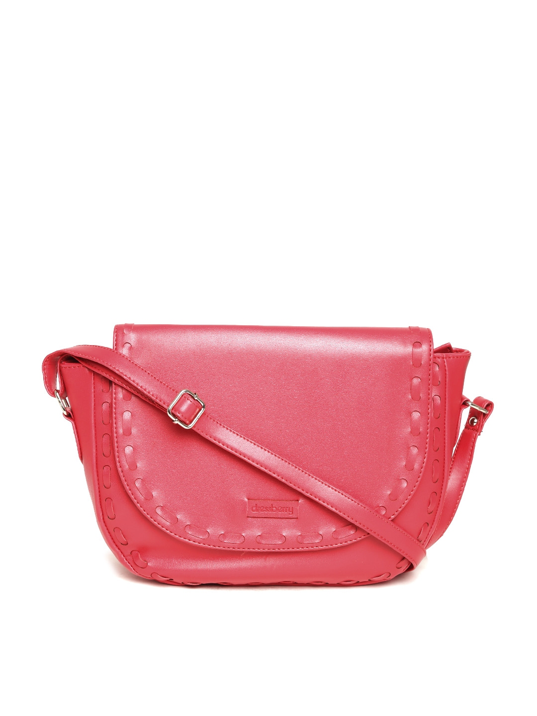 Dark pink shop sling bag