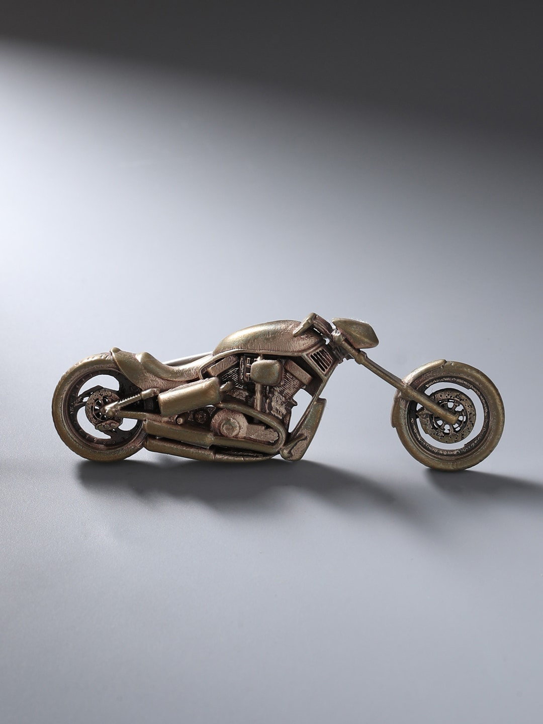 COSA NOSTRAA Men Antique Gold-Toned Joyride Brooch