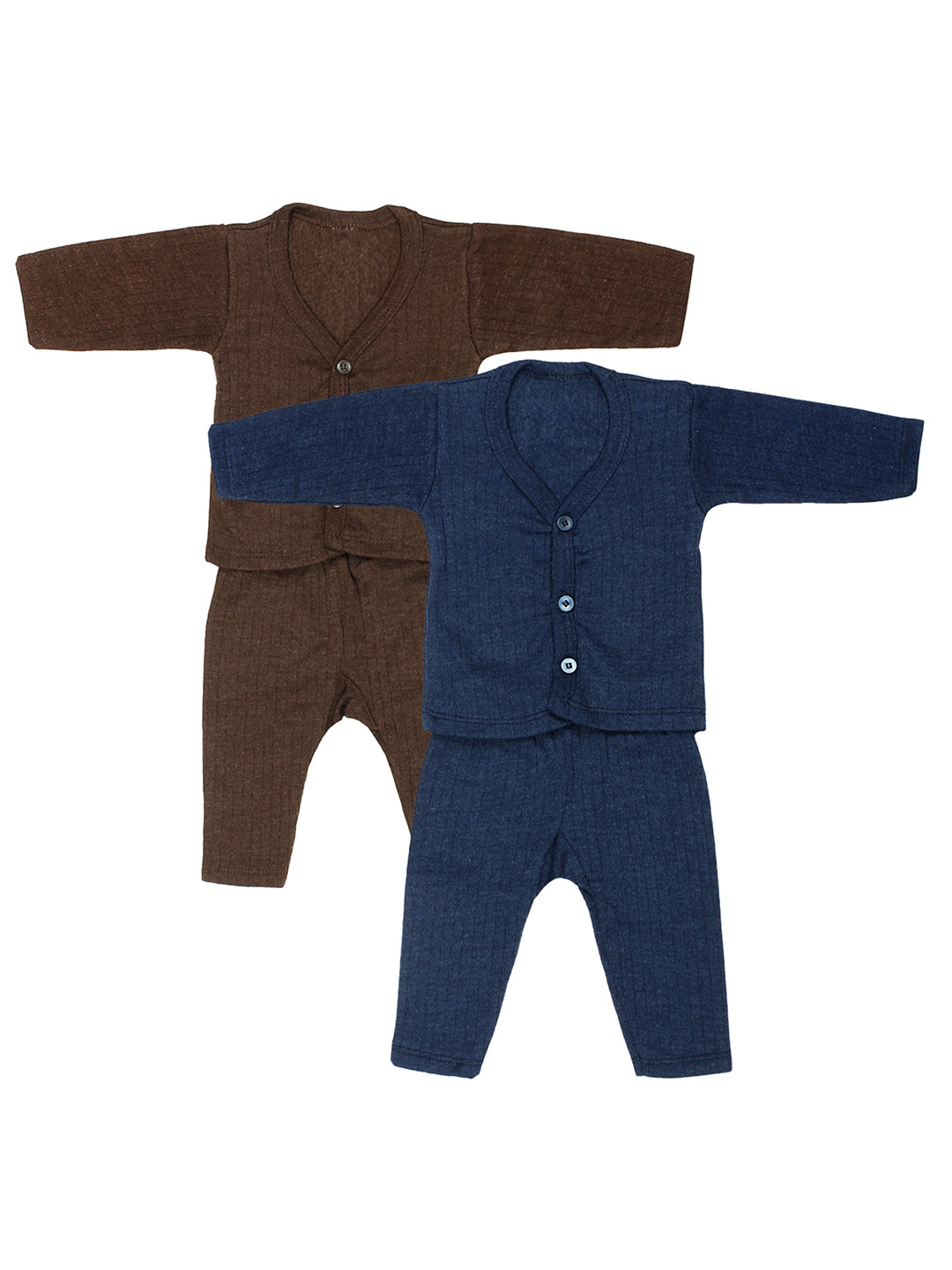 Superminis Infants Pack Of 2 Super Warm Pure Cotton Thermal Set