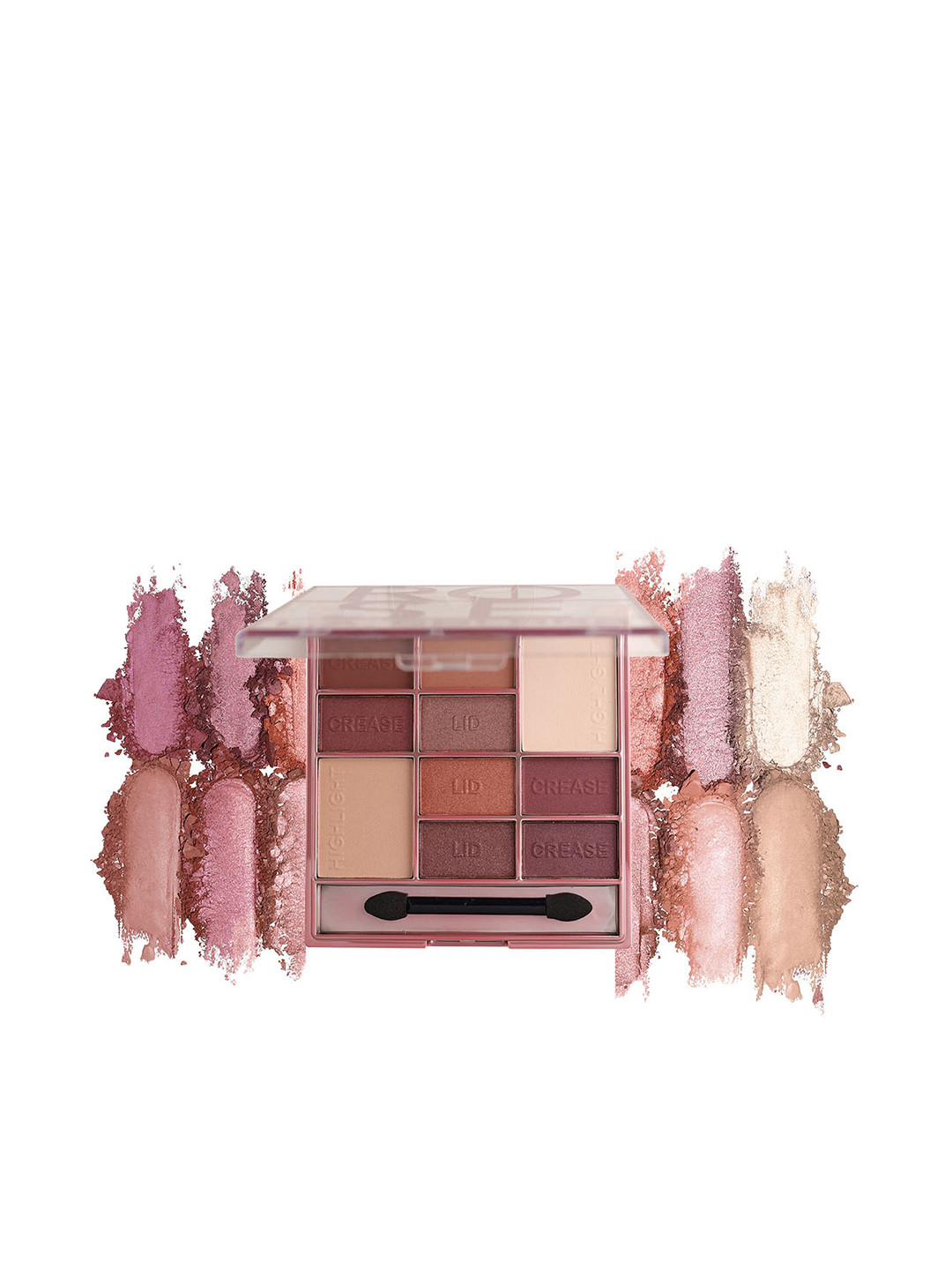 L.A colors Color Block 10 Color Eyeshadow Palette - Rose