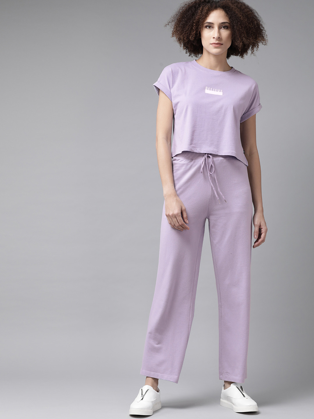 Roadster Women Lavender Printed Co-Ord Set