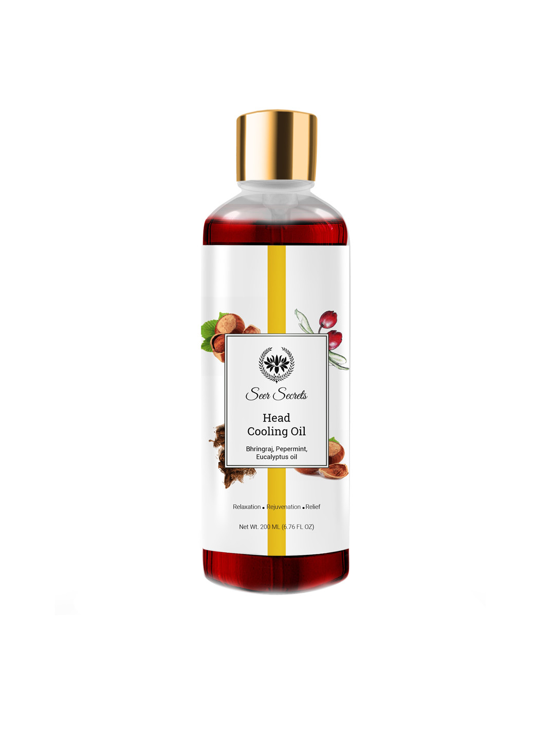 Seer Secrets Head Cooling Oil with Bhringraj & Peppermint 200 ml