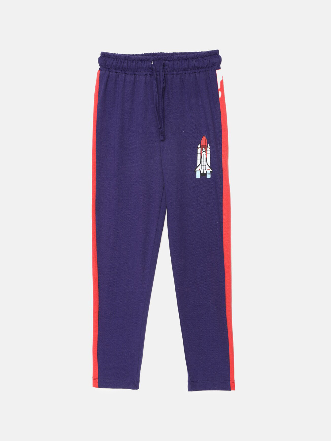 mackly Boys Navy Blue Cotton Lounge Pants