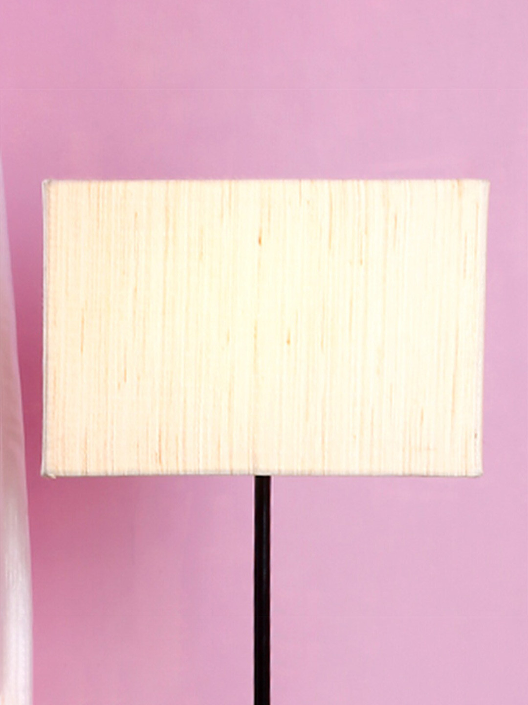 Devansh Off White Fabric Traditional Club Lamp Shade