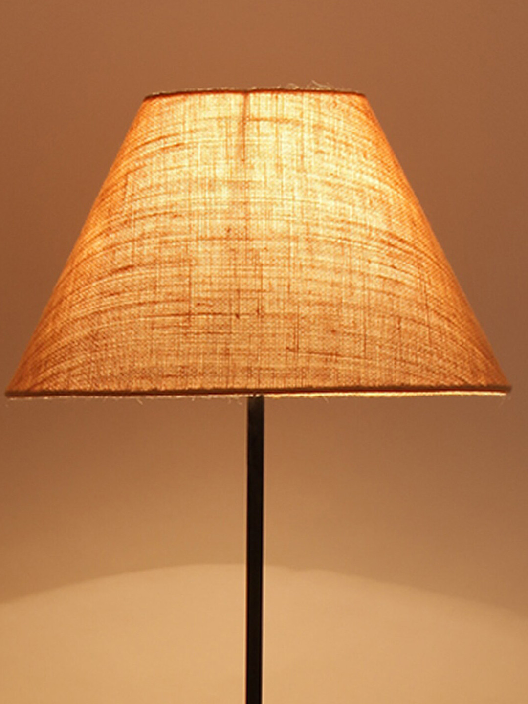Devansh Beige Fabric Traditional Club Lamp Shade