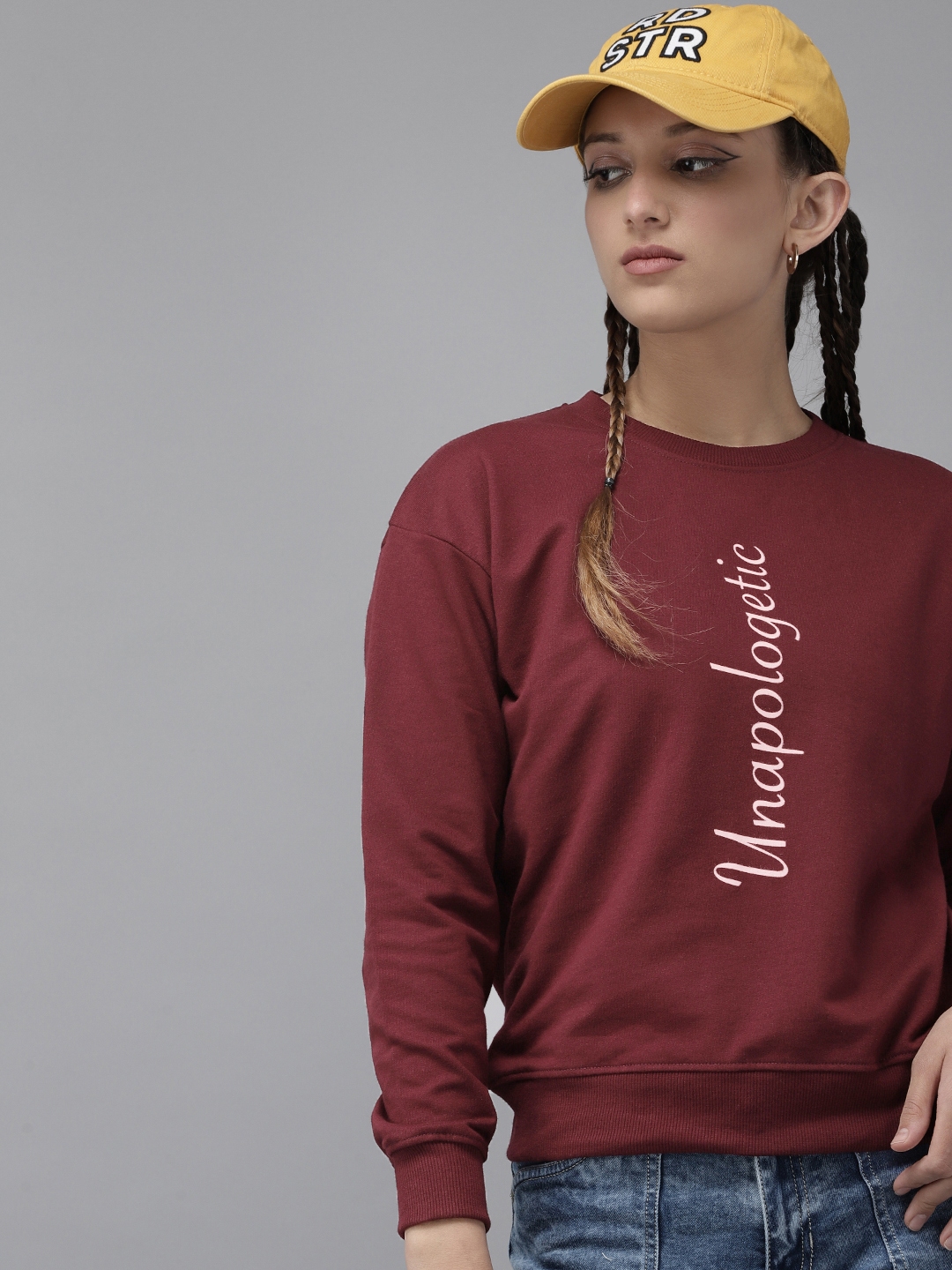 Pink maroon clearance sweatshirt