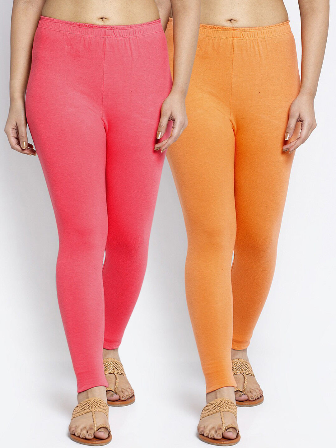 GRACIT Women Pack Of 2 Ankle-Length Leggings