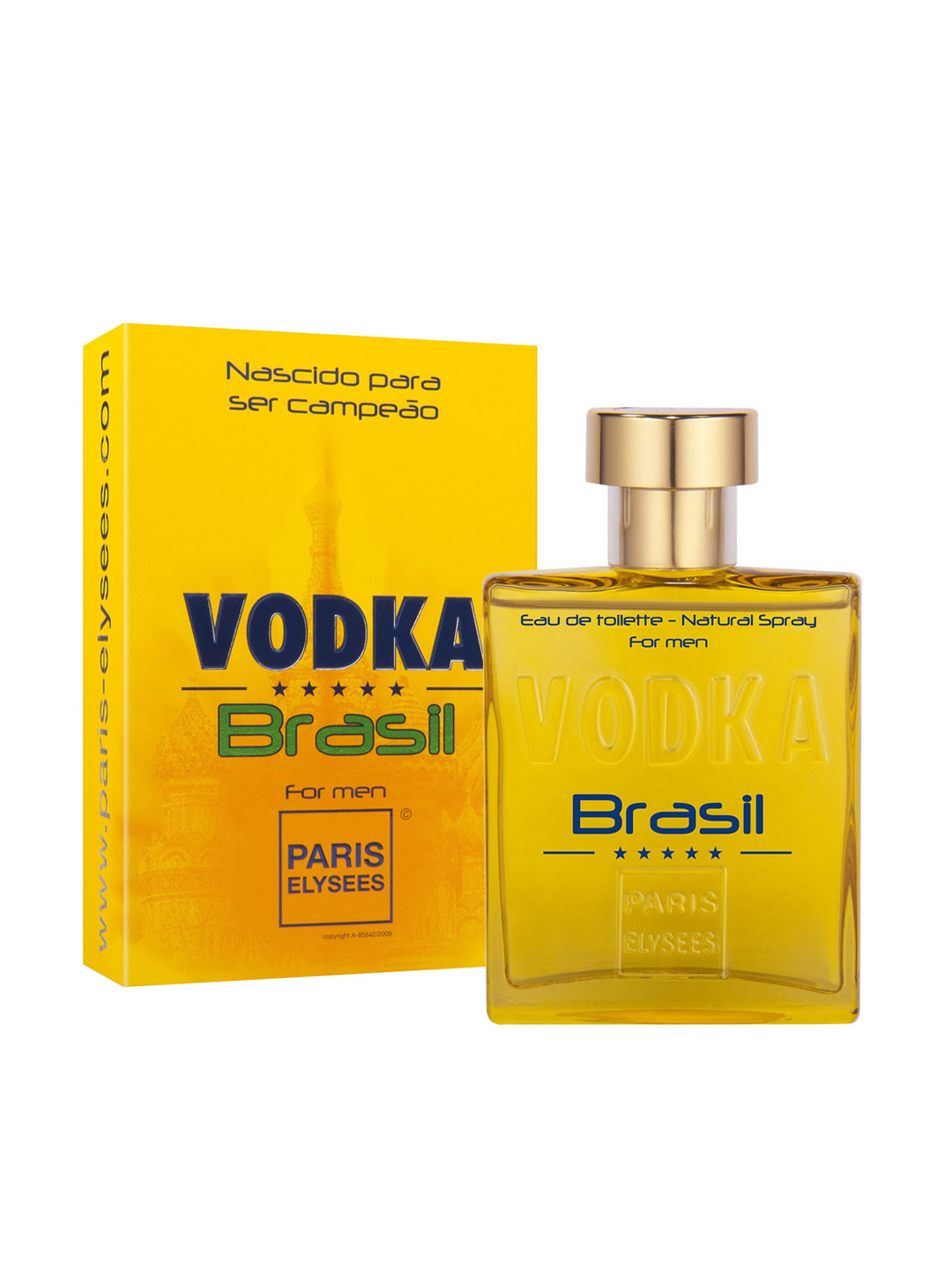 PARIS ELYSEES Men Vodka Brazil Yellow Eau de Toilette 100 ml