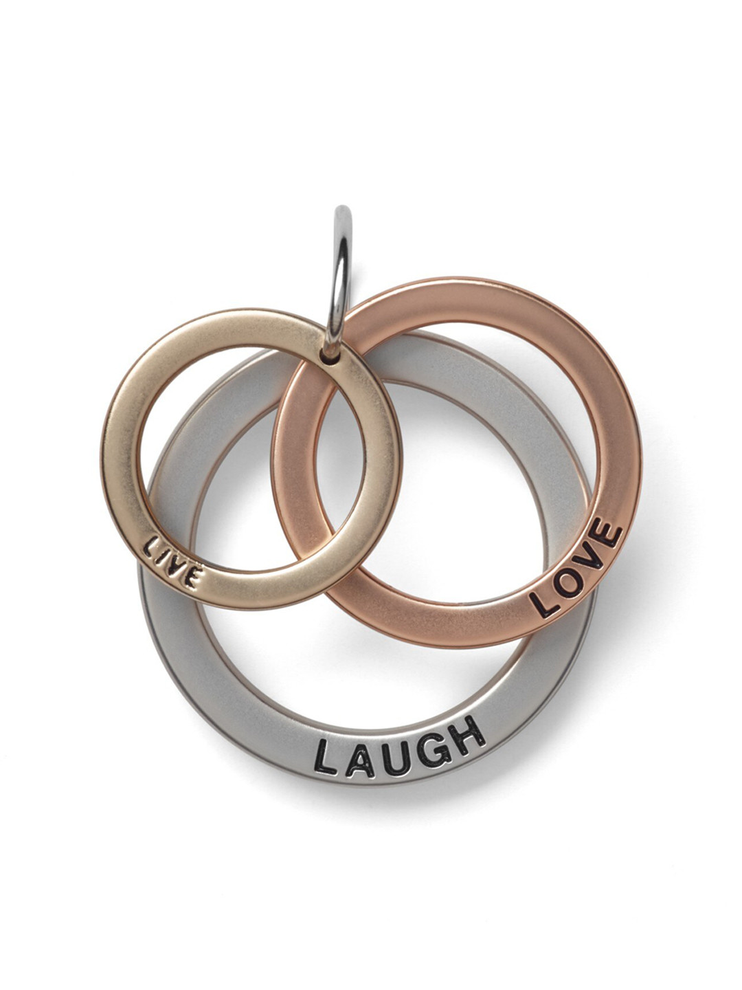 YANKEE CANDLE Silver-Toned & Gold-Toned Live Laugh Love Scents Charms Air Freshener