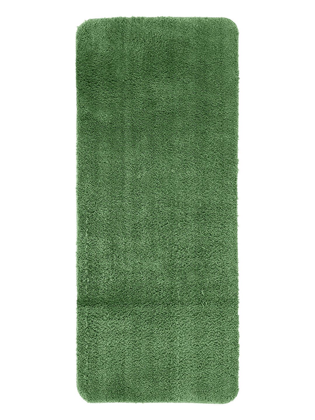 OBSESSIONS Green Textured Diana Anti-Skid Bath Rug