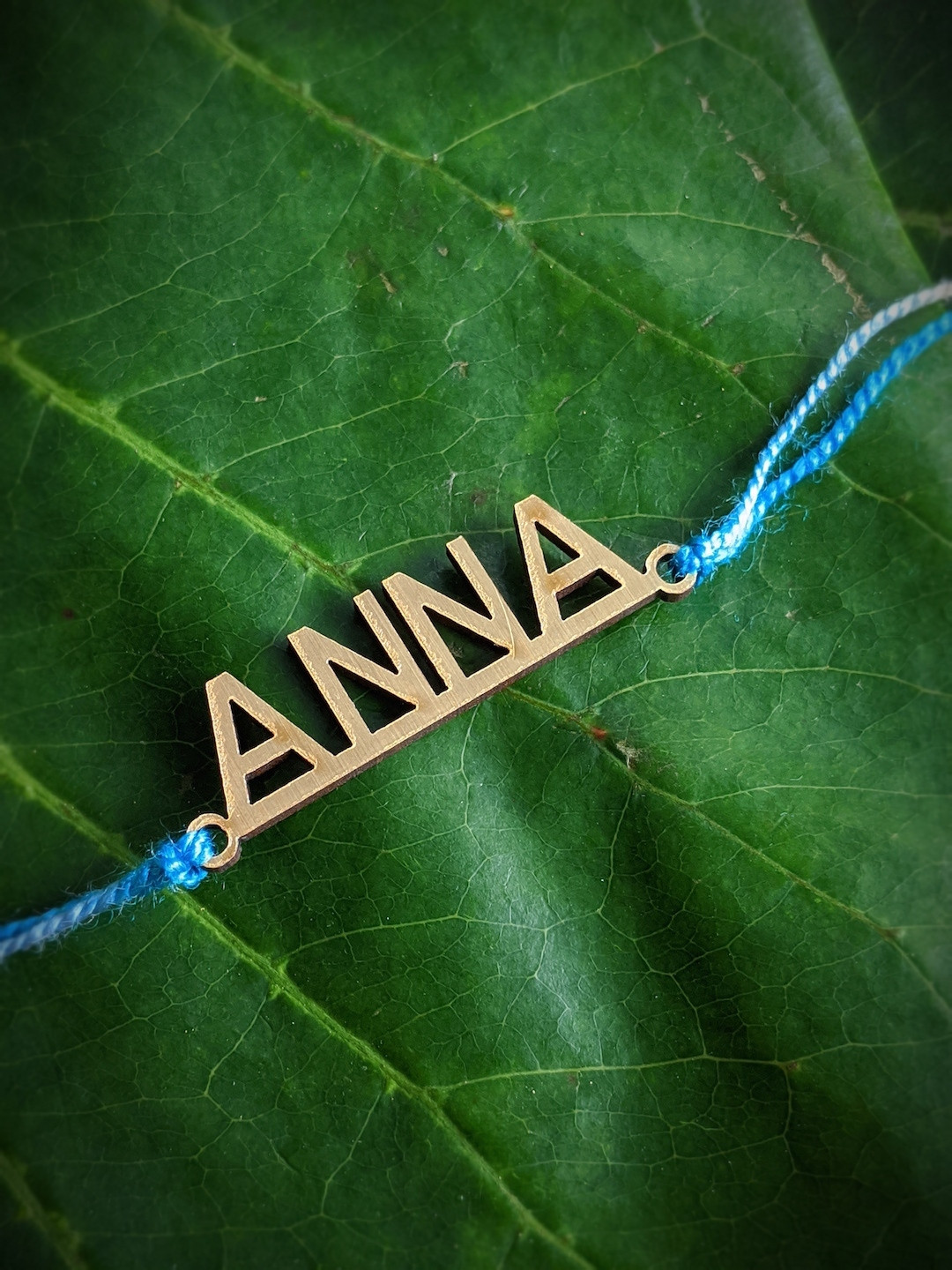 Digital Dress Room Men Brown & Blue Funky Slogan ANNA Rakhi